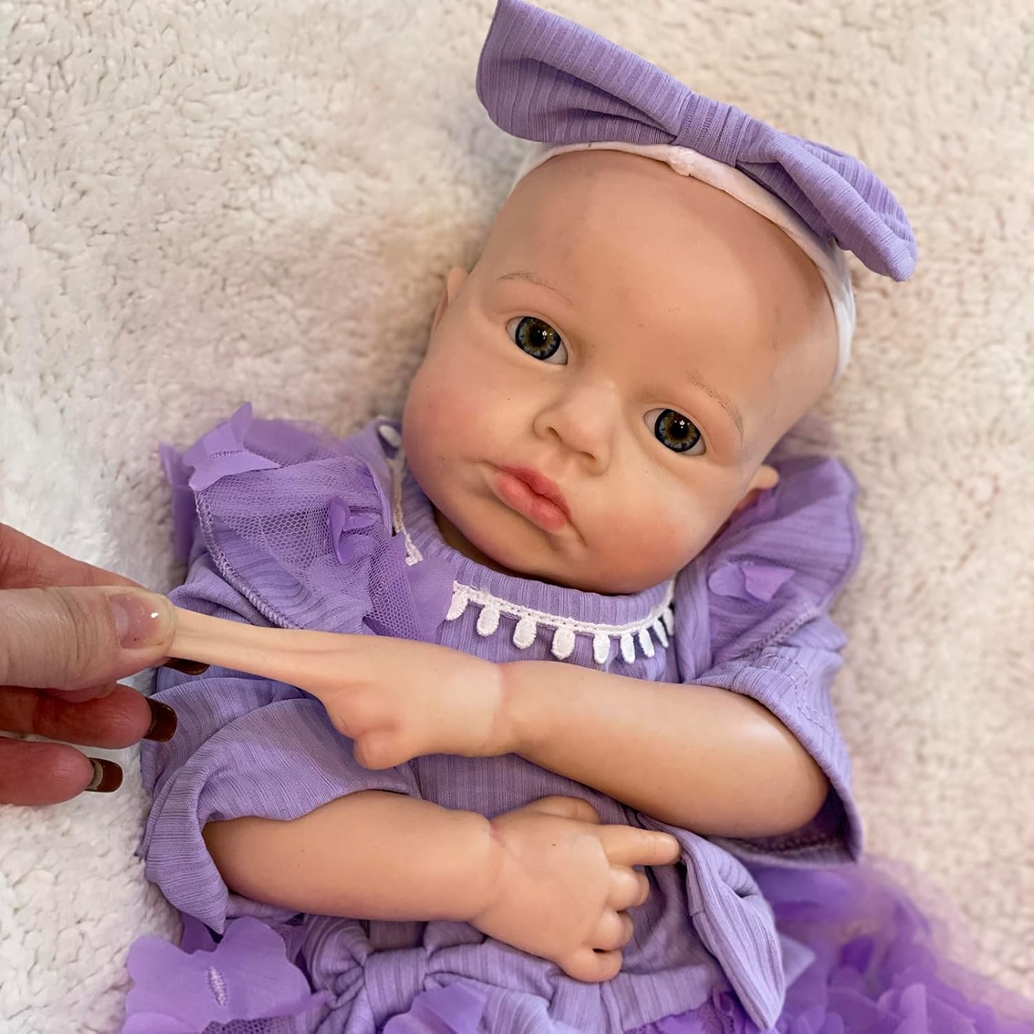 OtardDolls 18 Inch Realistic Silicone Baby Girl Doll