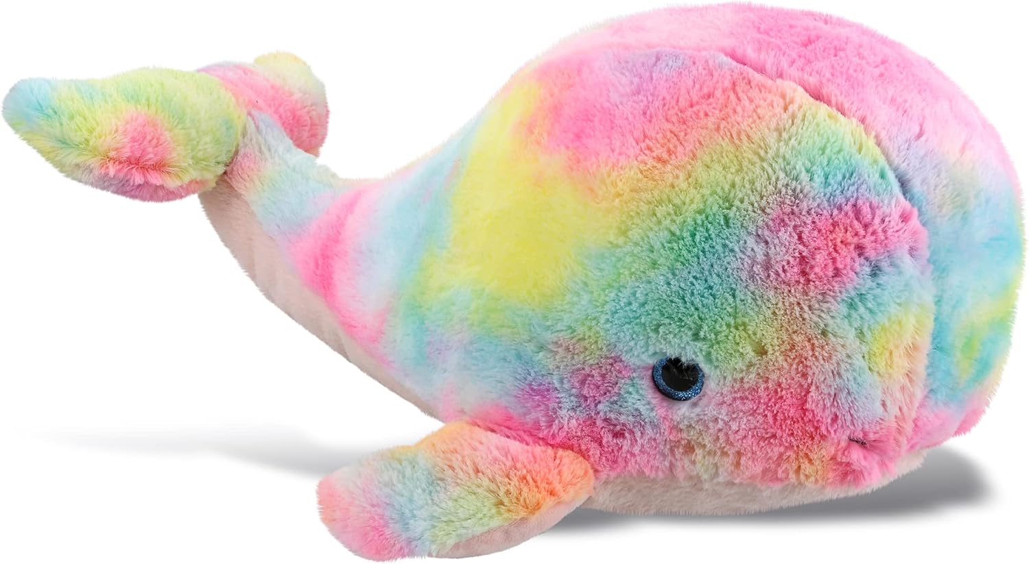 DolliBu Rainbow Whale XL Plush Toy 15 Inches