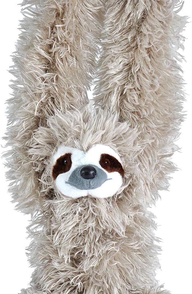 Wild Republic Hanging 3 Toed Sloth Plush 30 Inches