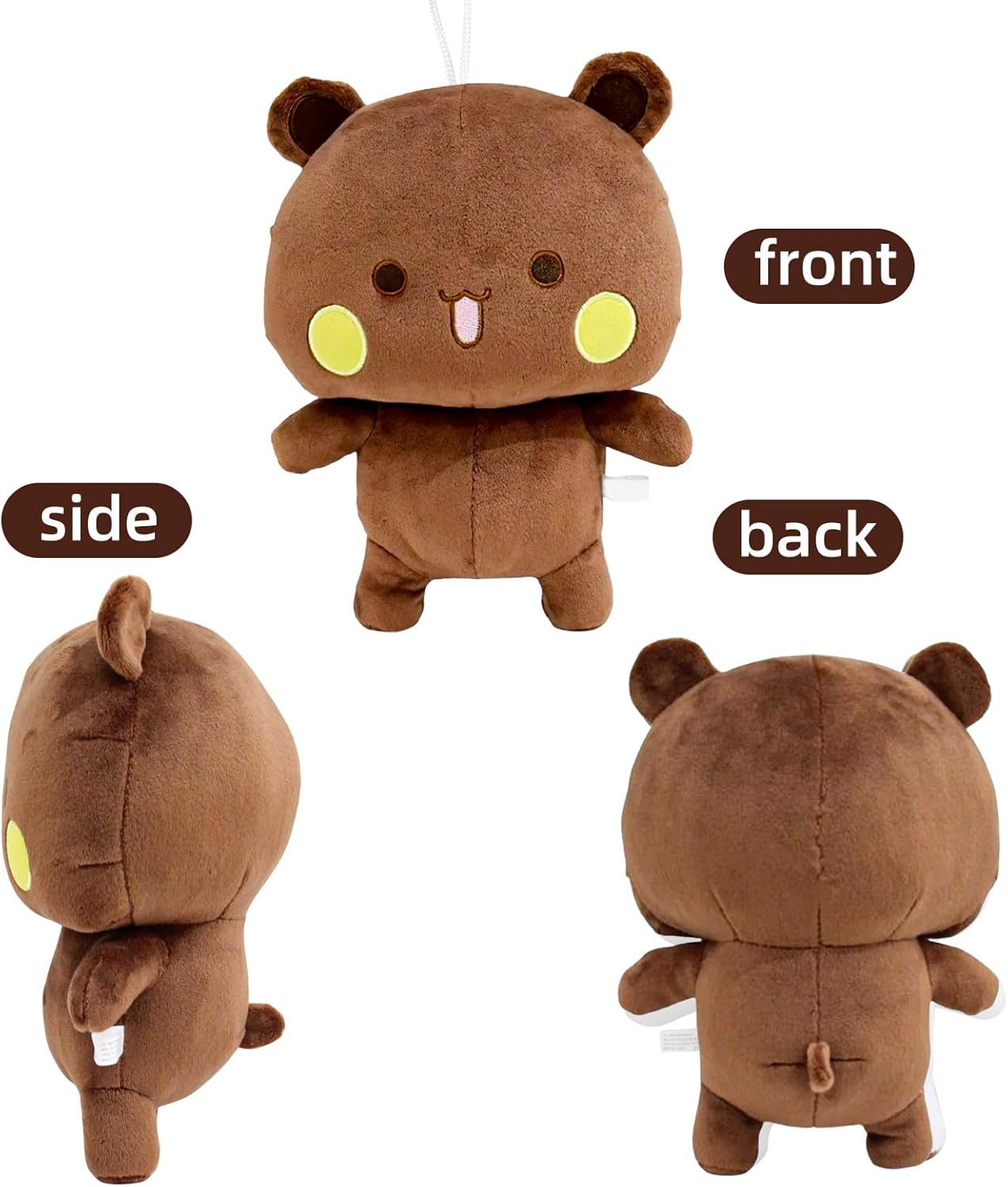 2 Pcs Bubu Dudu Bear Plush Toys for Kids and Girlfriends