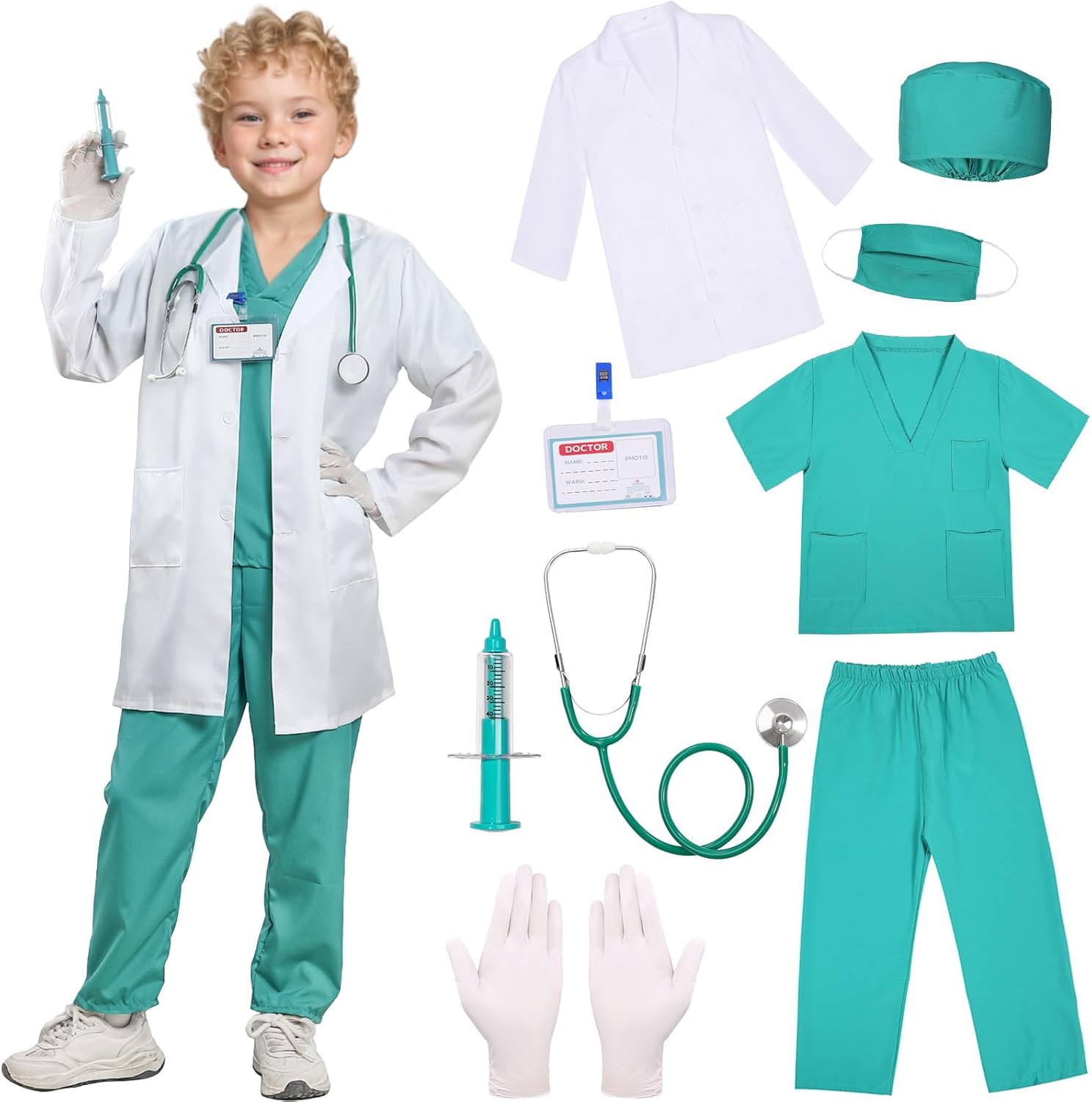 Doctor Costume for Kids Halloween Dress Up