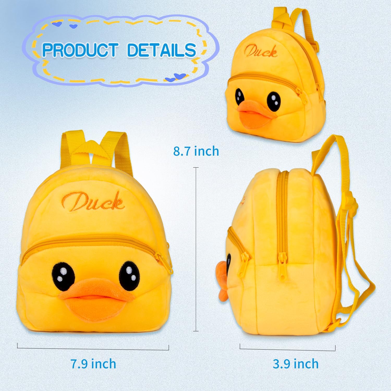 Pedolltree Reborn Baby Doll 9pcs Yellow Duck Set
