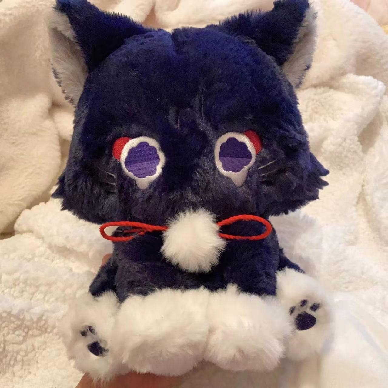 Anime Cat Plush Scaramouche Stuffed Animal Cute Gift for Kids
