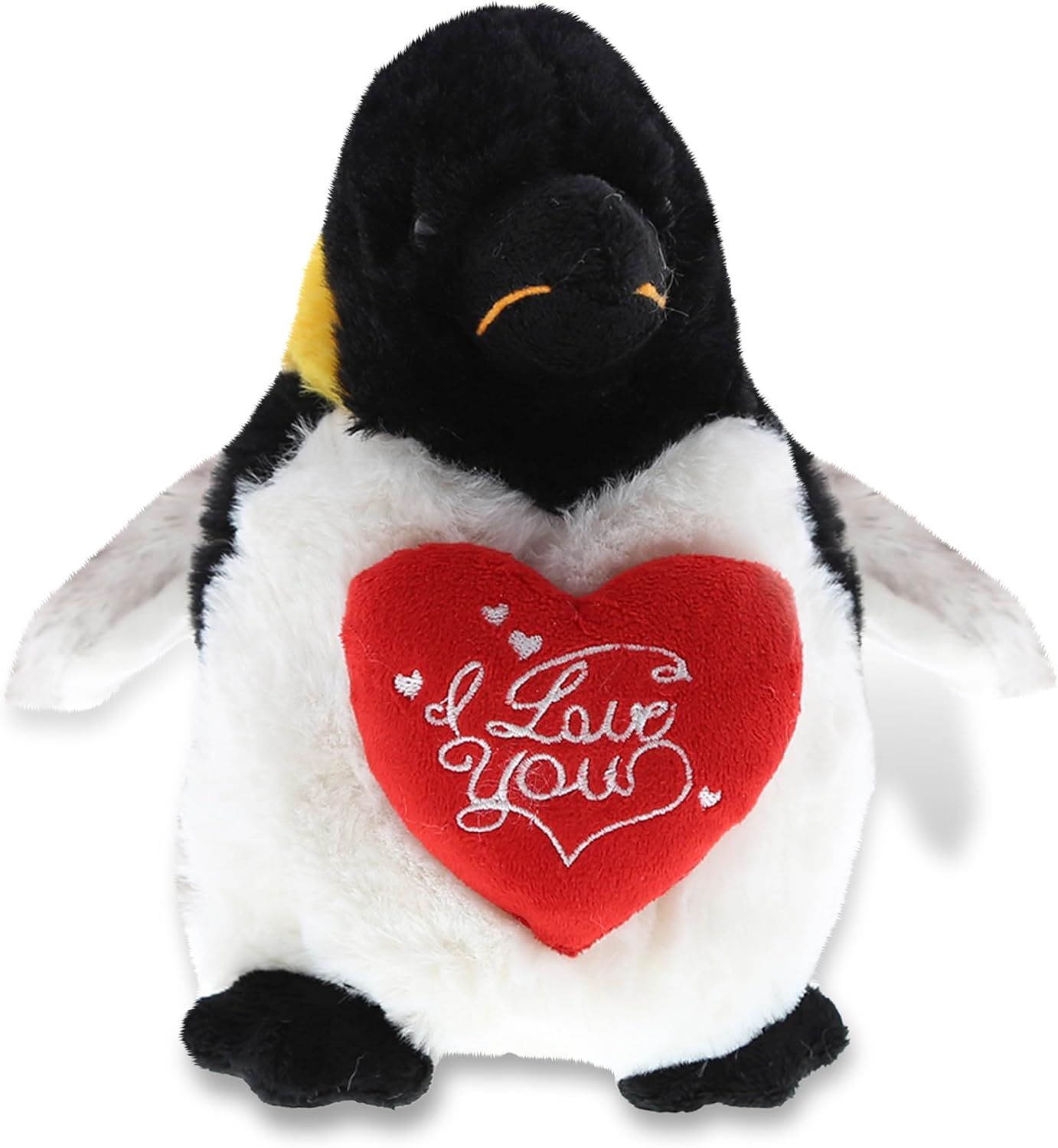 DolliBu I Love You Valentine Emperor Penguin Plush - 7 Inches