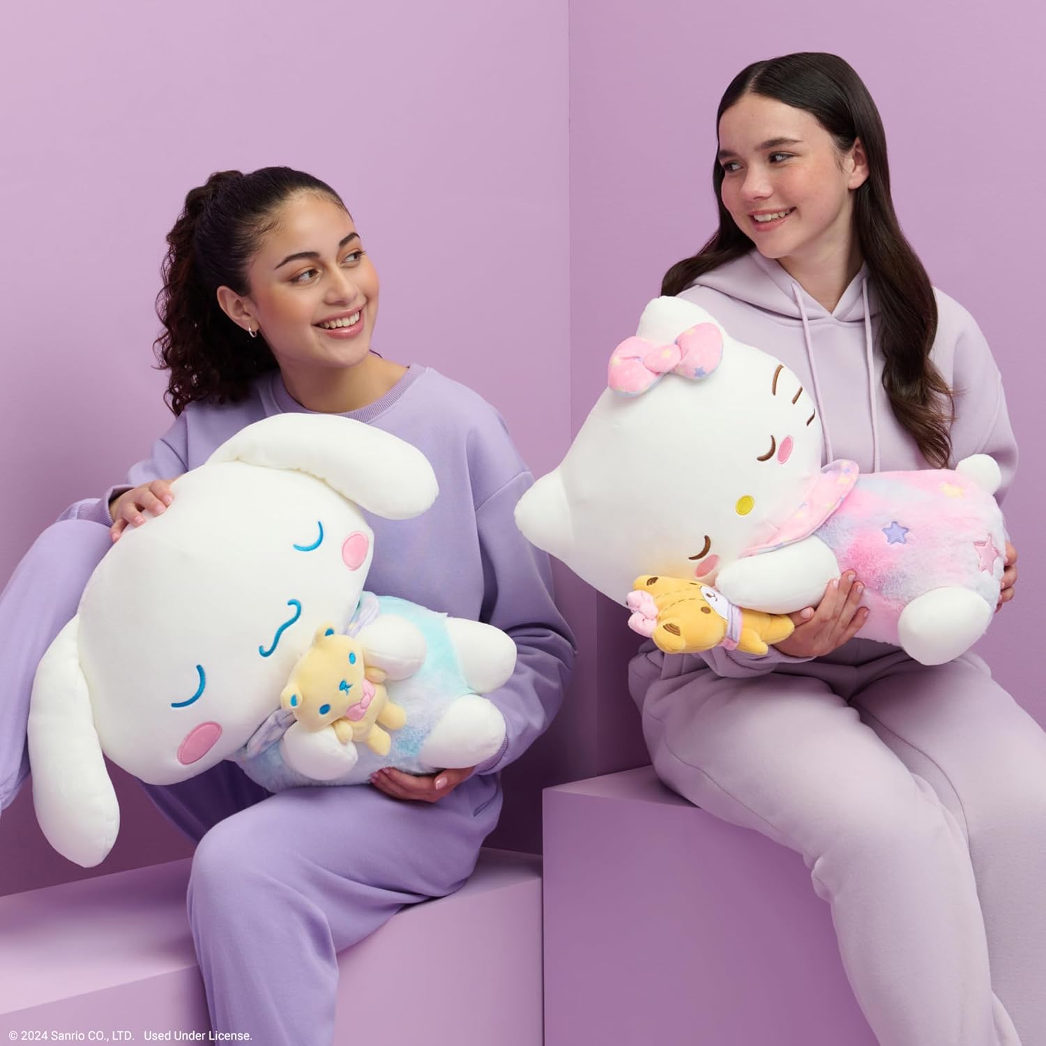 Hello Kitty 18-inch Sleeping Plush with Bestie Accessory 1