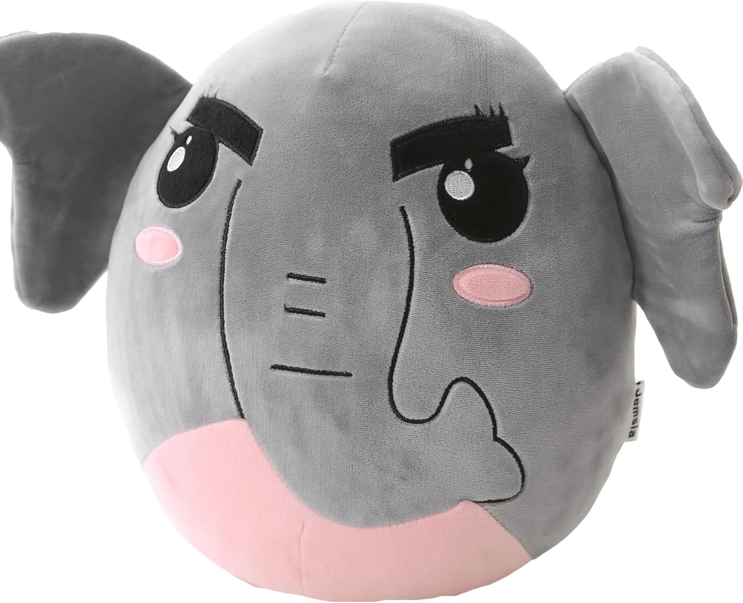 Jemsia 12 Plush Elephant Back Pillow for Kids