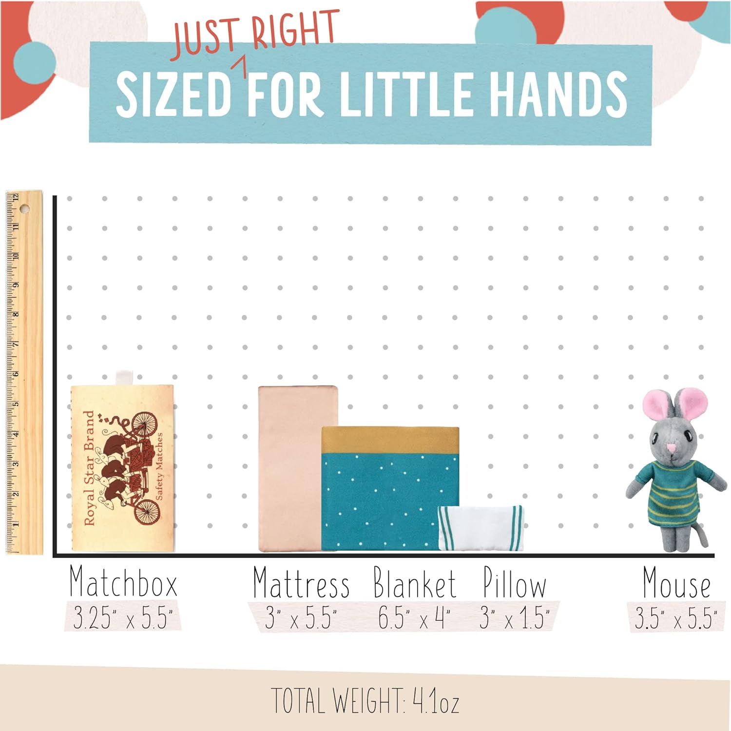 Harper the Field Mouse Match Box Playset