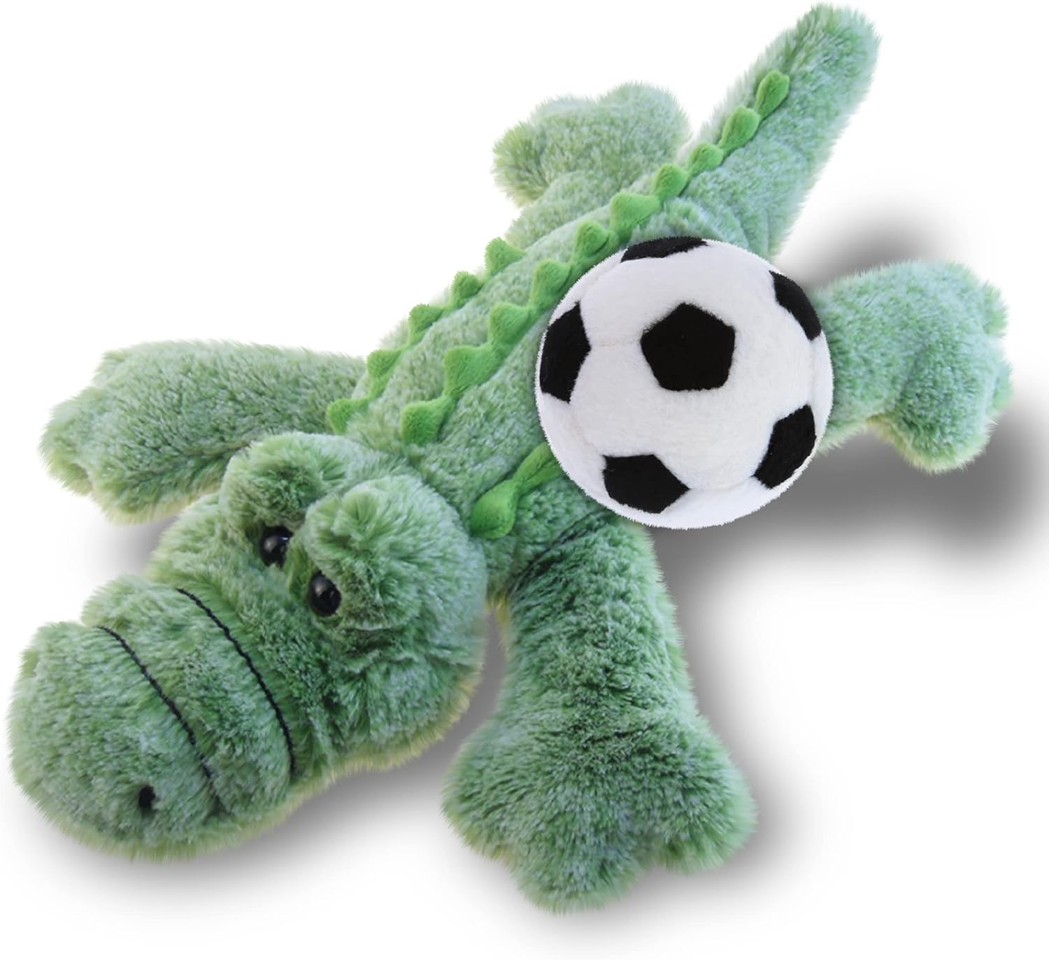 DolliBu Alligator Plush with Soccer Ball - 165 Inches 1