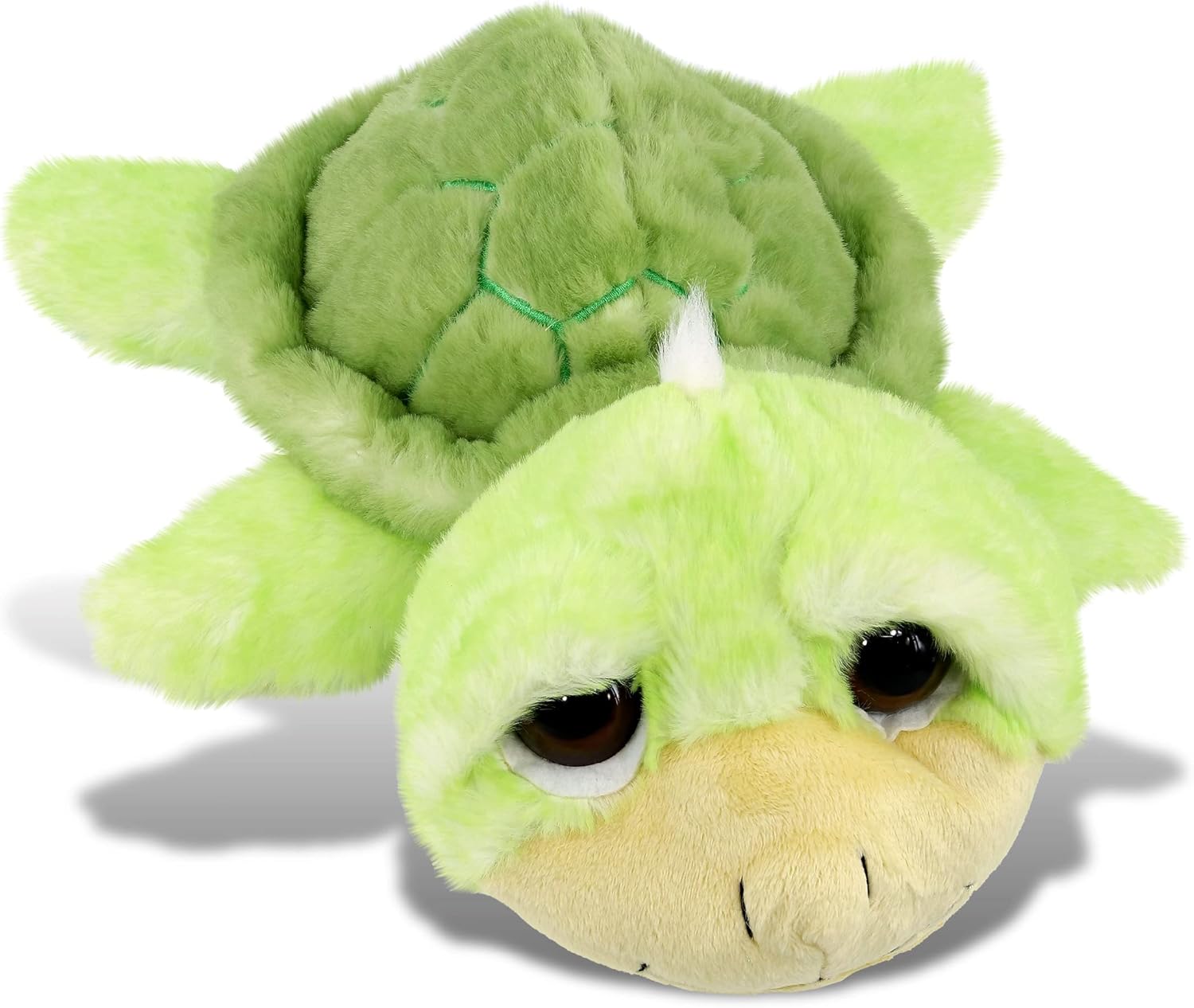 DolliBu 11 Inch Plush Sea Turtle - Huggable Cuddle Toy for Kids Adults