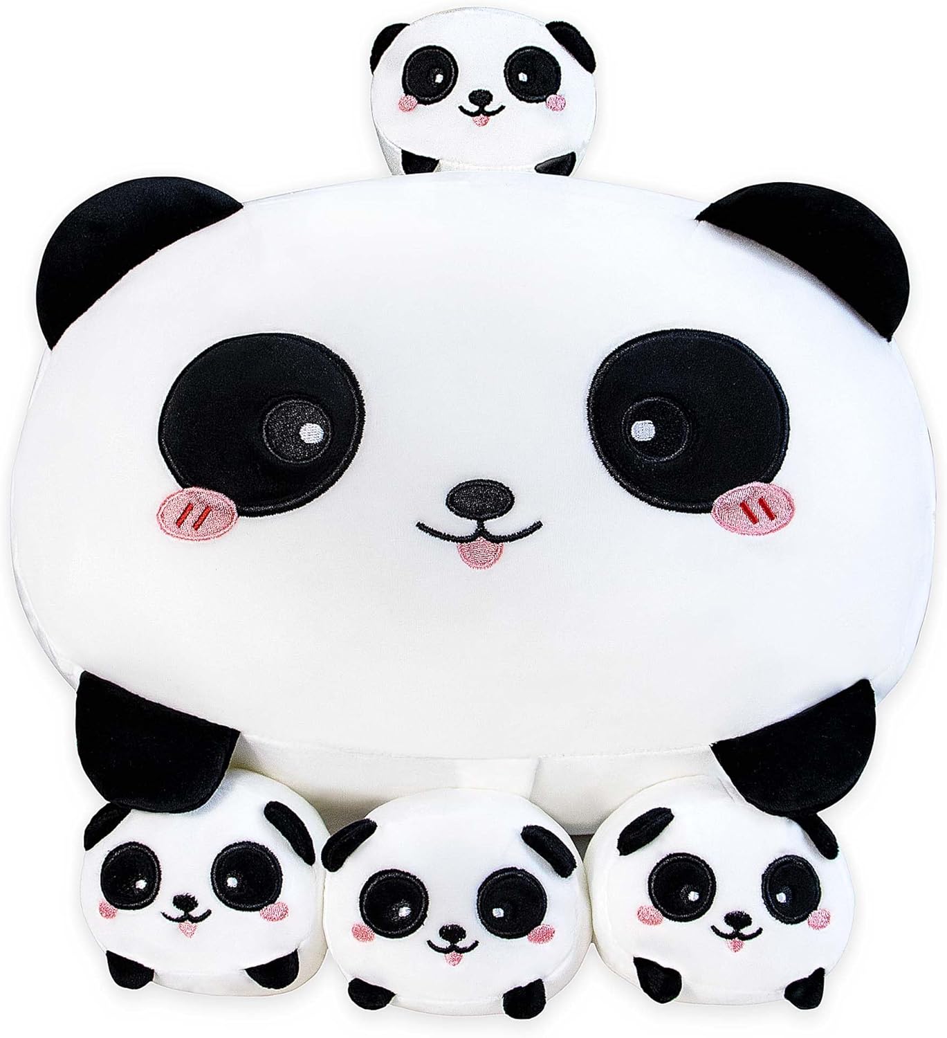 AtoBaby Cute Panda Plush Toy - 16 Inches with 4 Babies