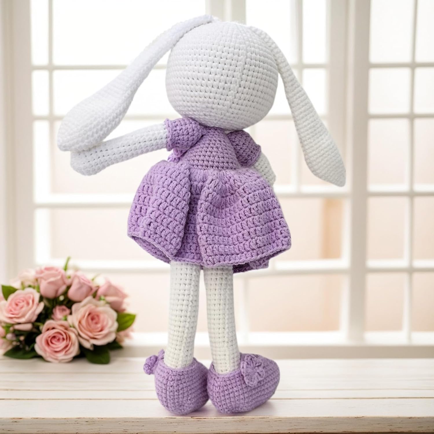 Bunny Rabbit Stuffed Animal Plushie Doll for Toddlers