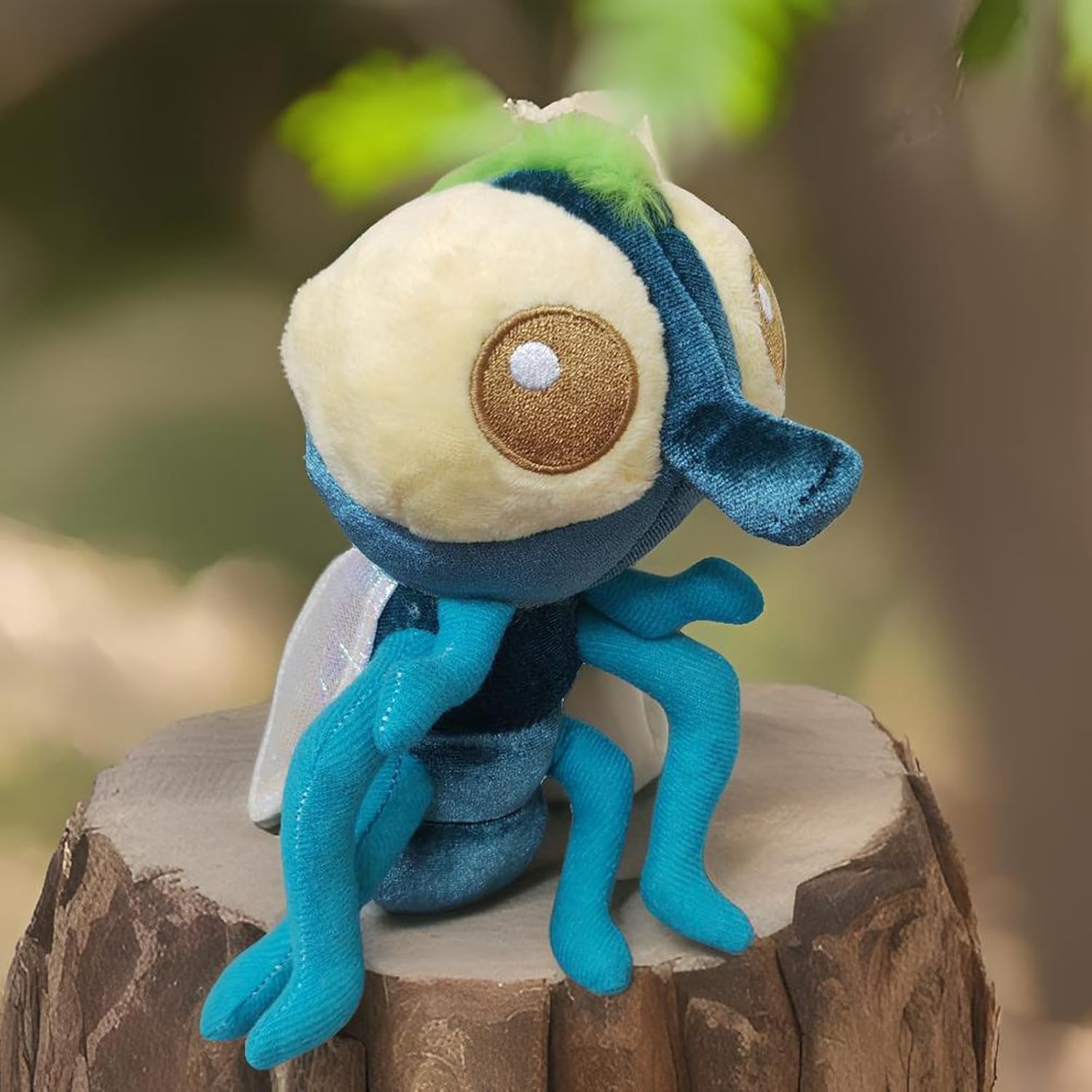 Cute Spider Plush Toy for Kids and Teens Blue