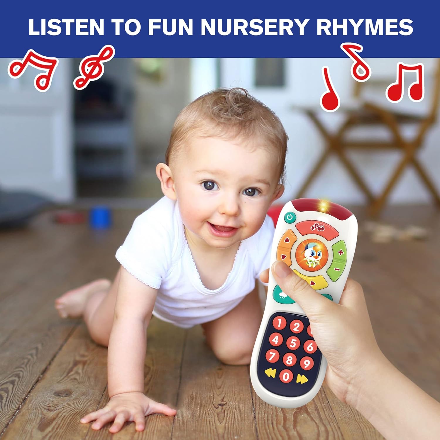 Baby Remote Control Toy with 20 Learning Buttons
