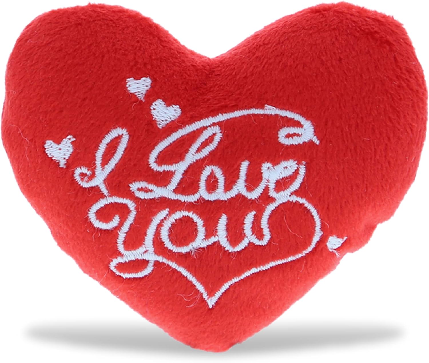 DolliBu I Love You Red Heart Plush - 3 Inches Mini