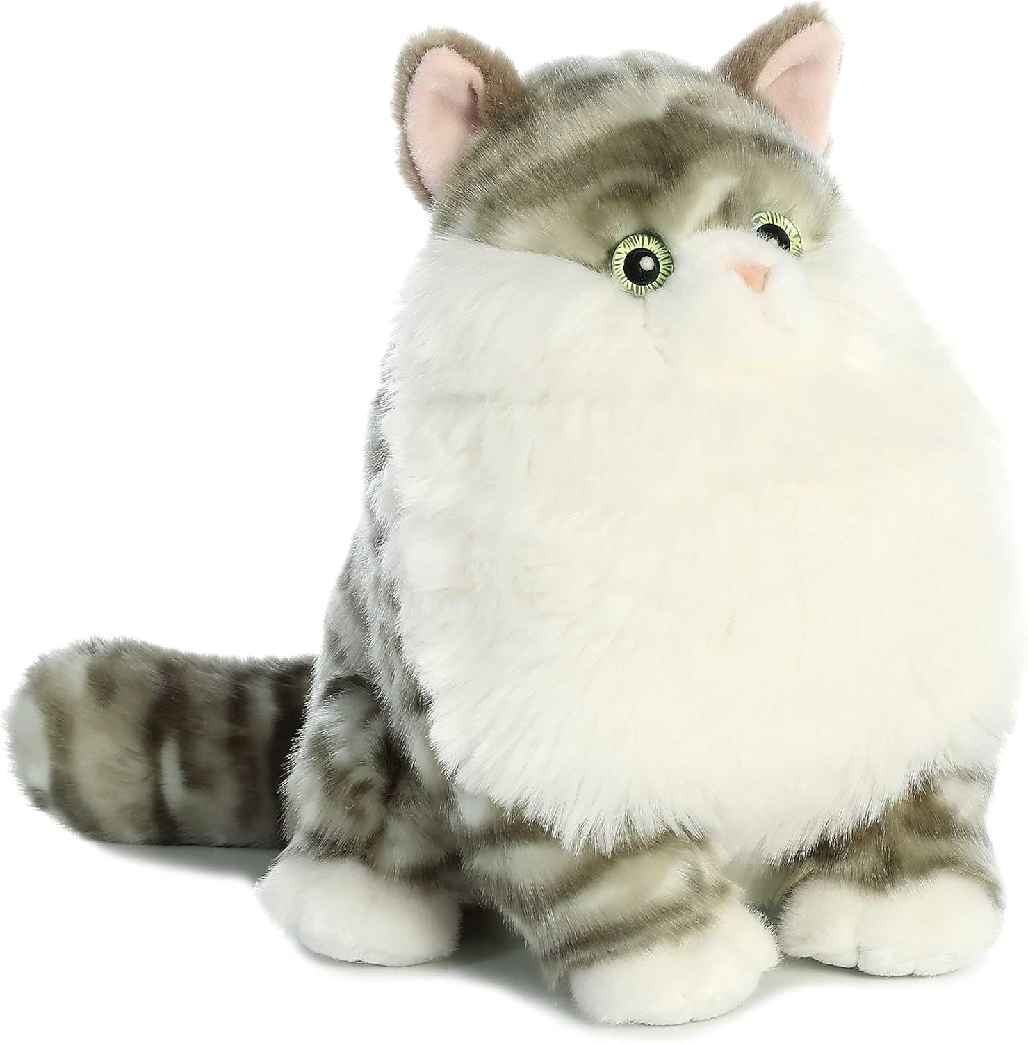Aurora Gray Tabby Stuffed Animal - 9 Inches
