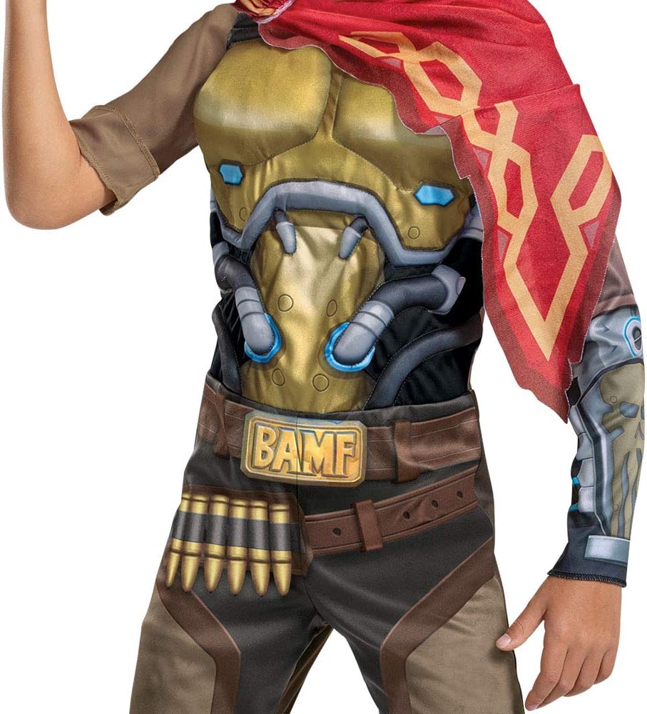 Overwatch McCree Kids Costume - Muscle Padded Jumpsuit 1