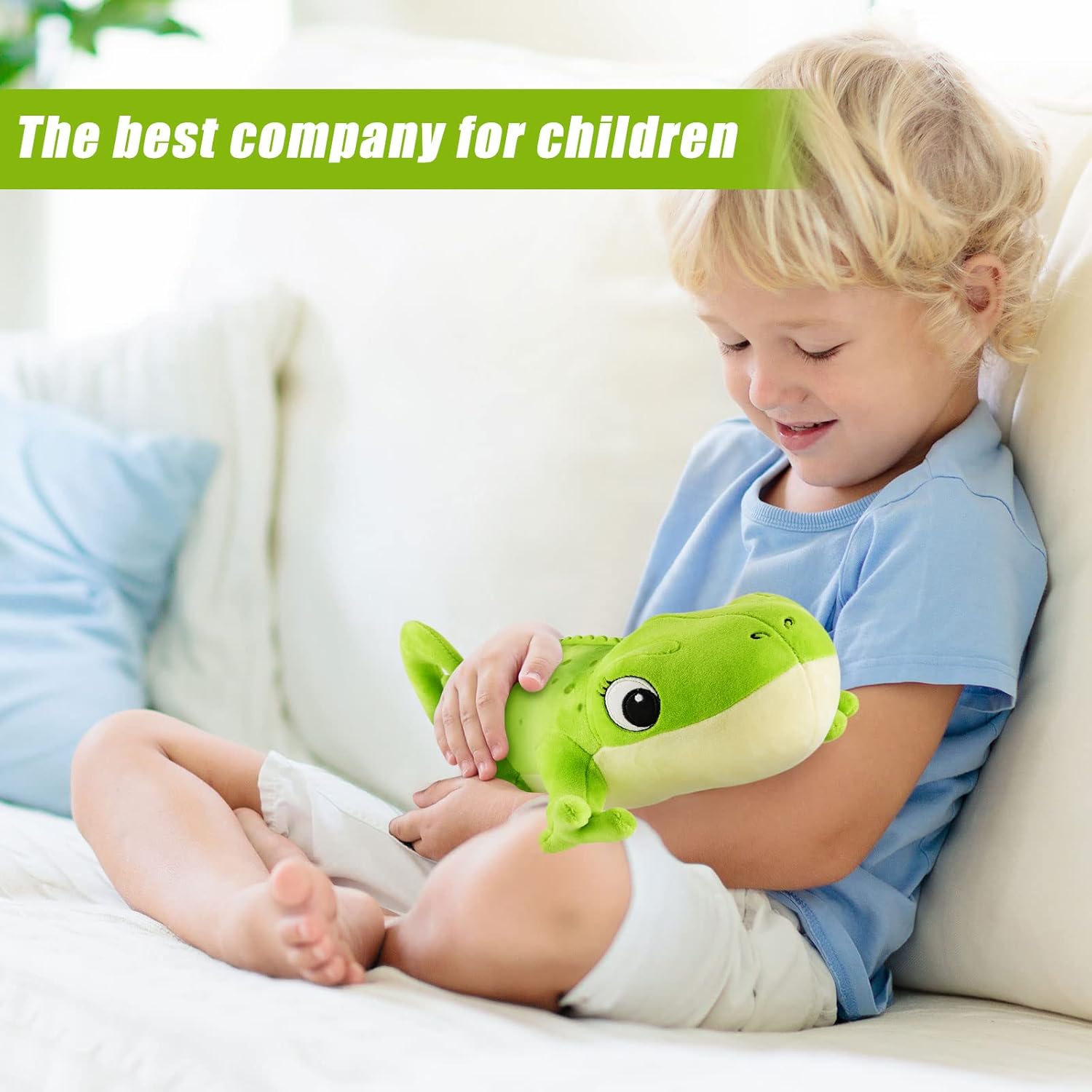 Zhanmai Chameleon Plush Doll Green 118 Inches