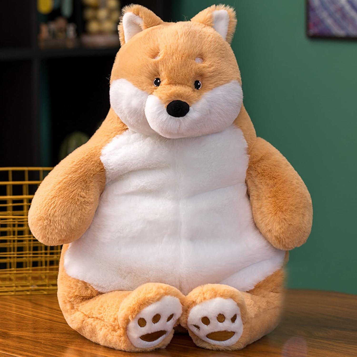 Ronivia Shiba Inu Weighted Plush Animal Pillow