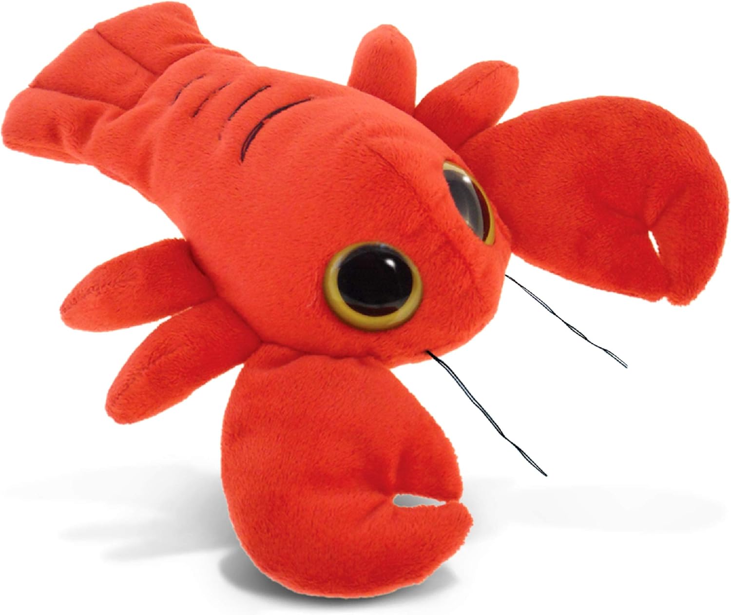 DolliBu Plush Red Lobster Stuffed Animal - 6 Inch Huggable Toy