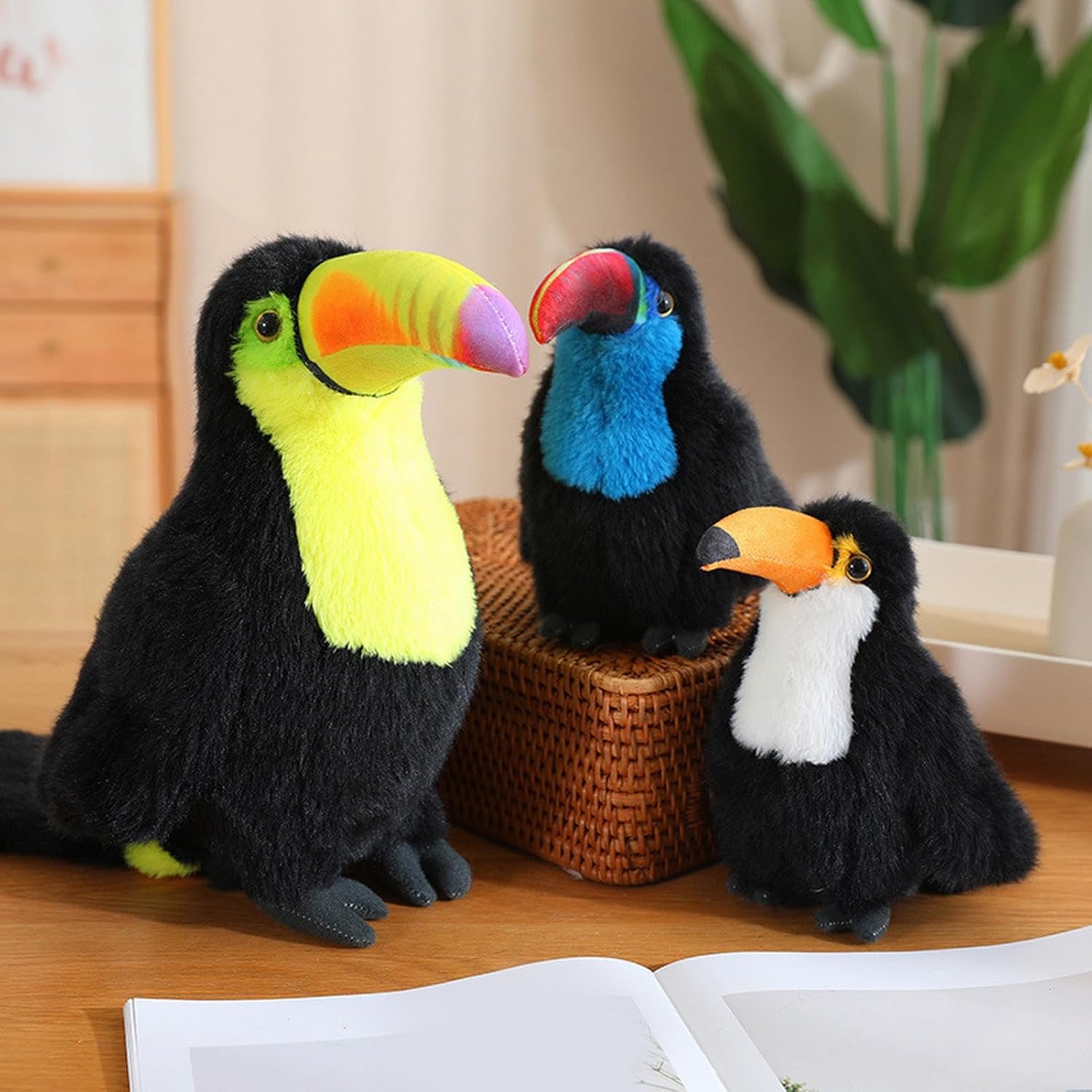 Roadoor Toucan Plush Toy 8 12 Red for Kids