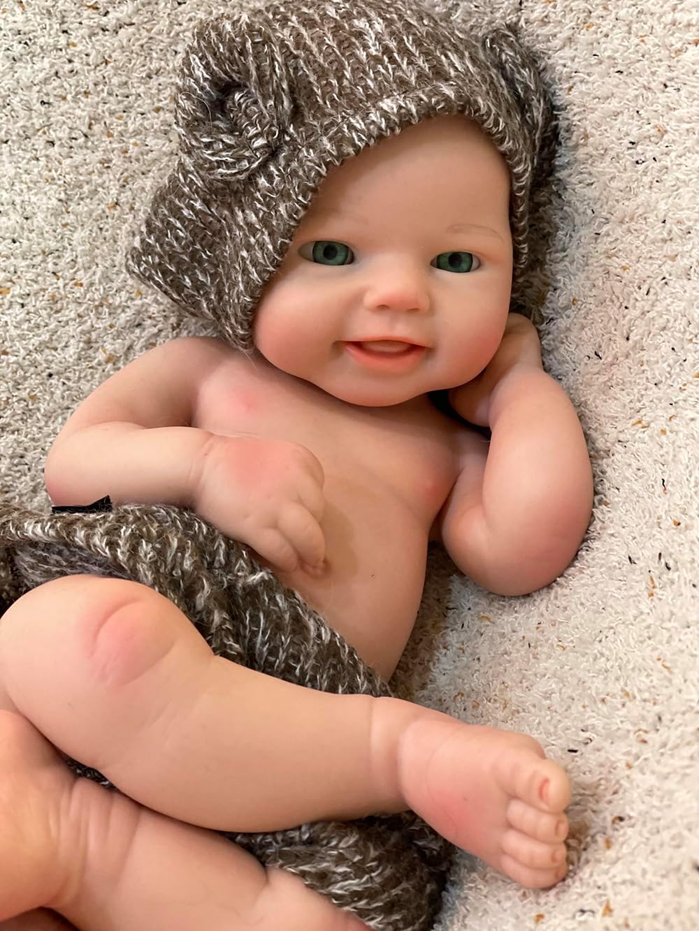 Abenduot 16 Inch Silicone Newborn Baby Boy Doll