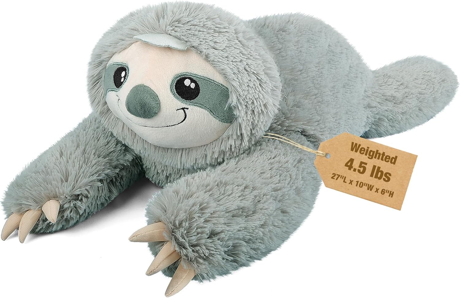 Bobbie Laxi 27 Sloth Weighted Plush Toy for Kids Adults