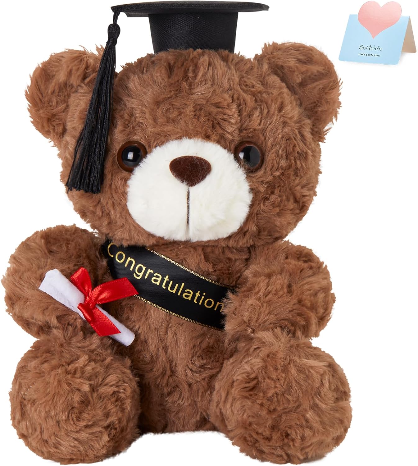 Athoinsu 9 Graduation Bear with Black Cap