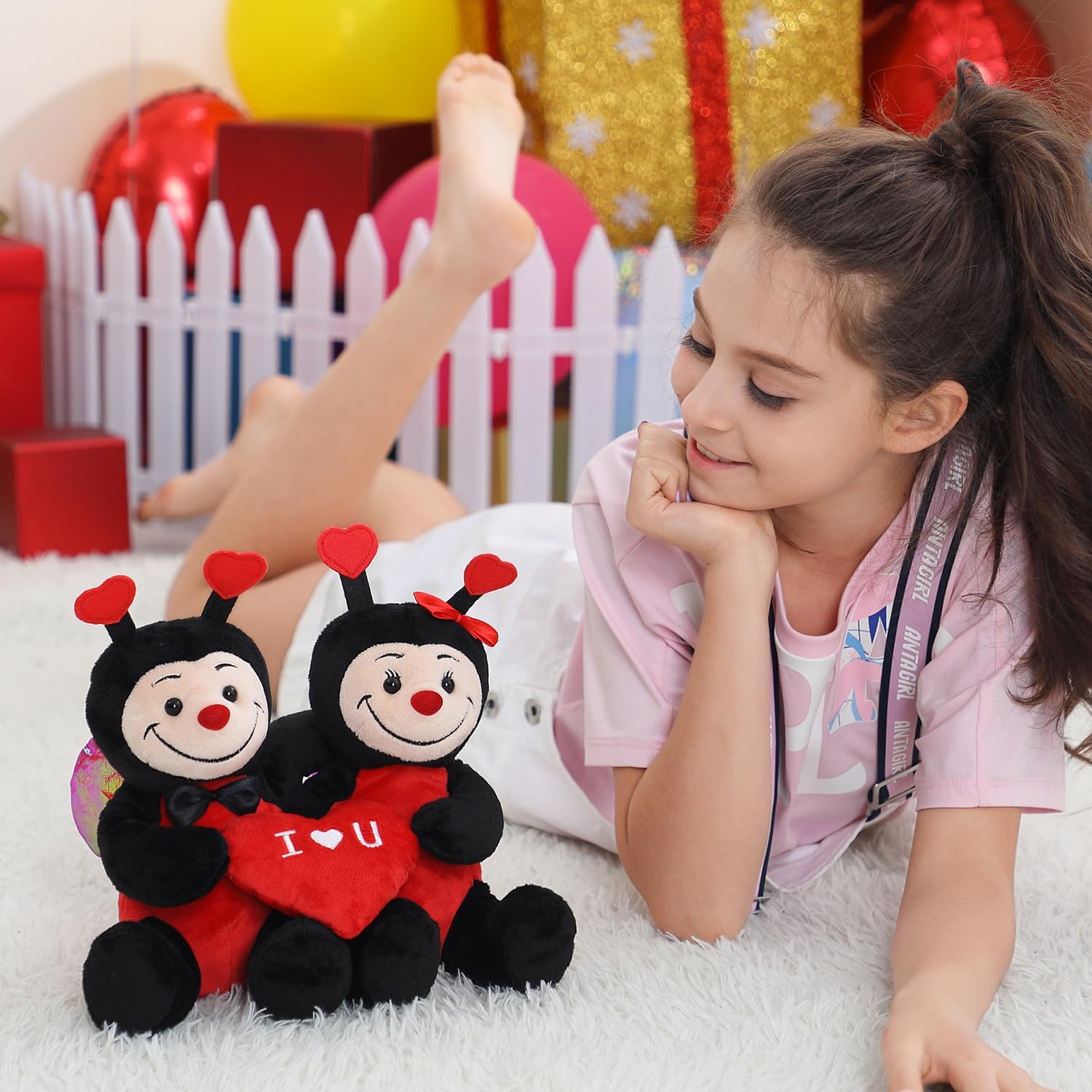 Yohaki Cute Bee Plush Stuffed Animal 2 in 1 Soft Plushie