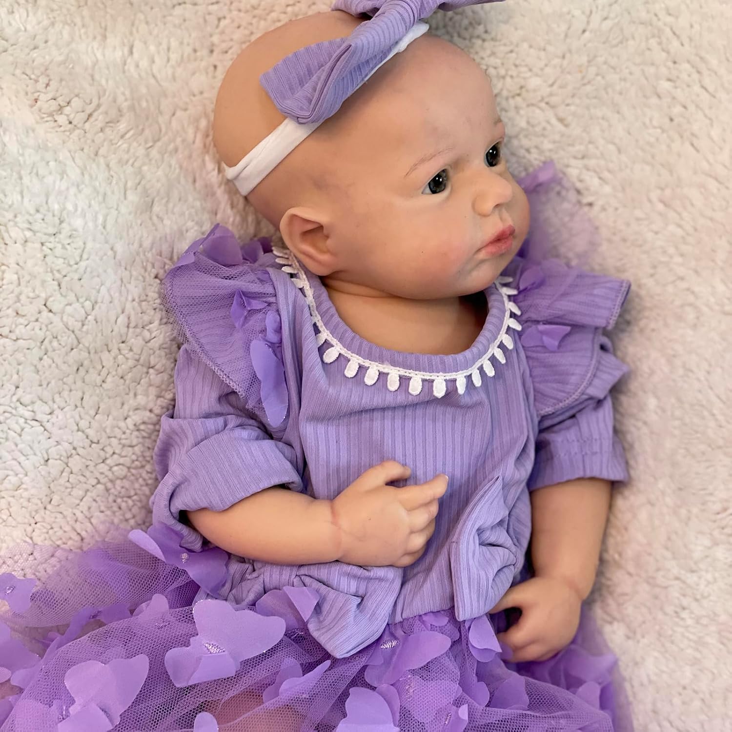 OtardDolls 18 Inch Realistic Silicone Baby Girl Doll