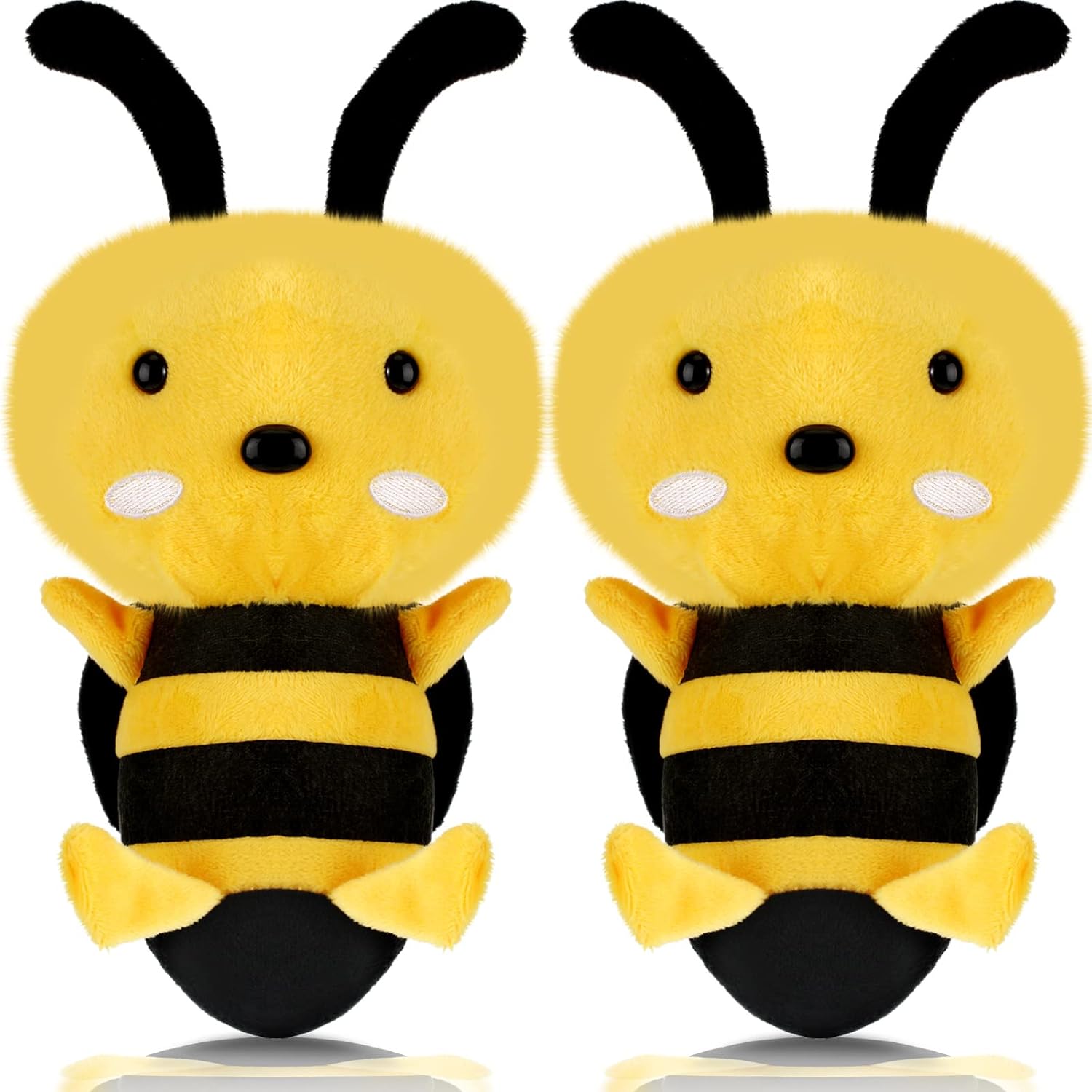 Civaner 2 Pieces Honey Bee Plush Toys 787 Inches
