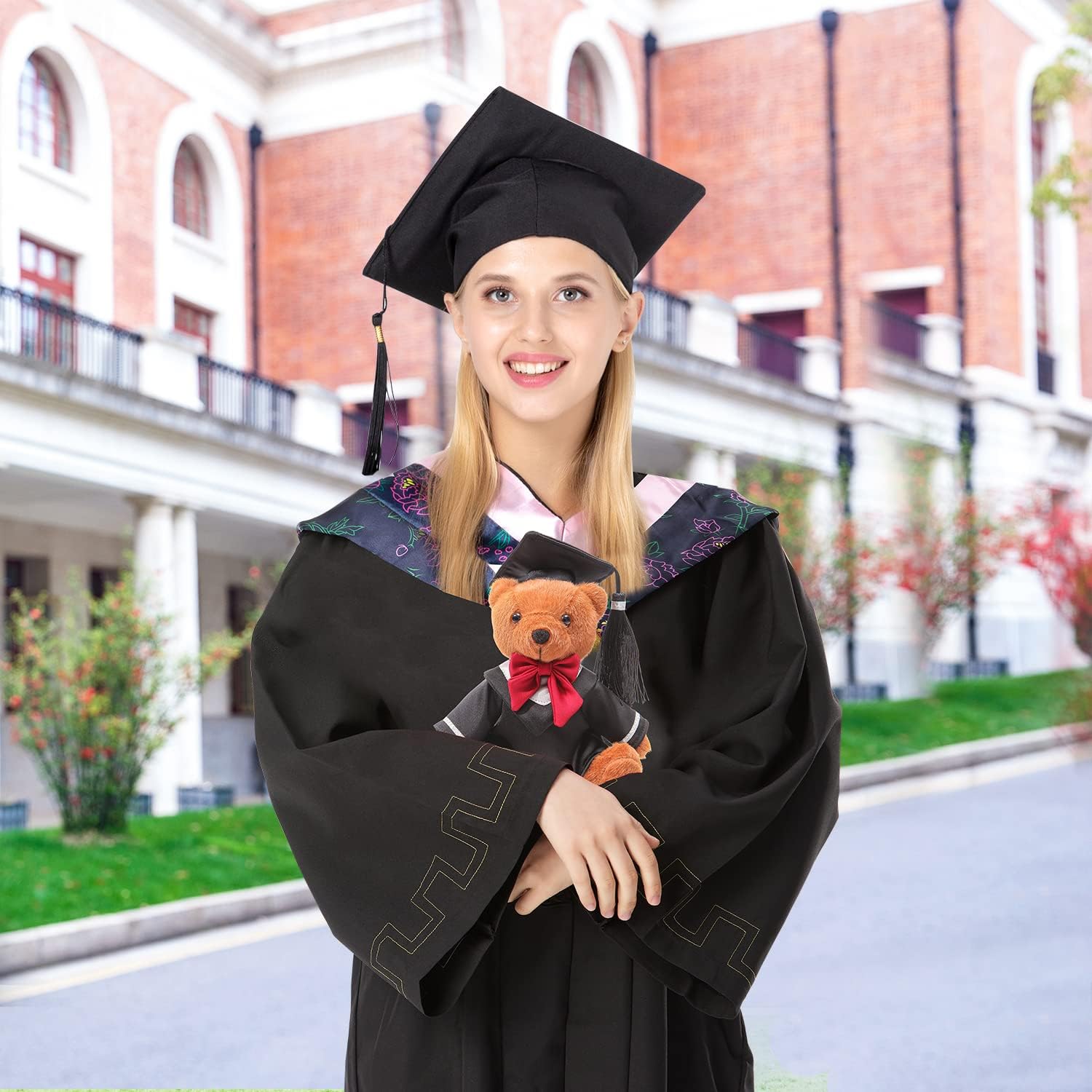 AULUDA Plush Graduation Bear Doll - Soft Huggable Stuffed Animal