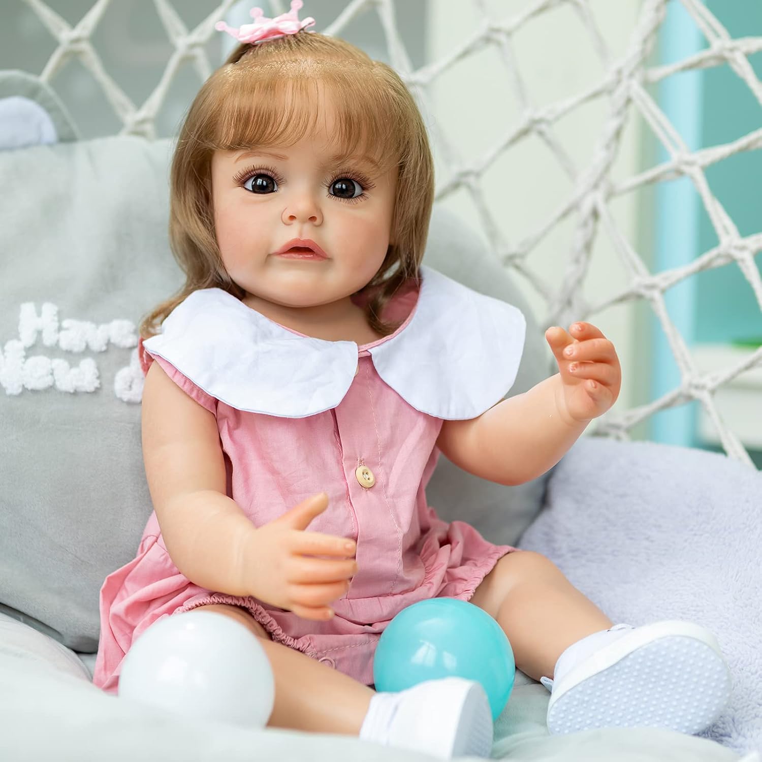 Angelbaby 55cm Full Body Silicone Reborn Baby Doll