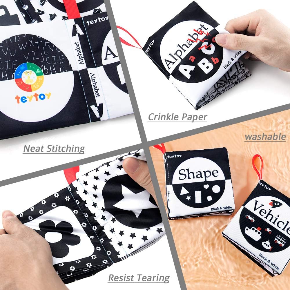 Teytoy Soft Black and White Book for Infants