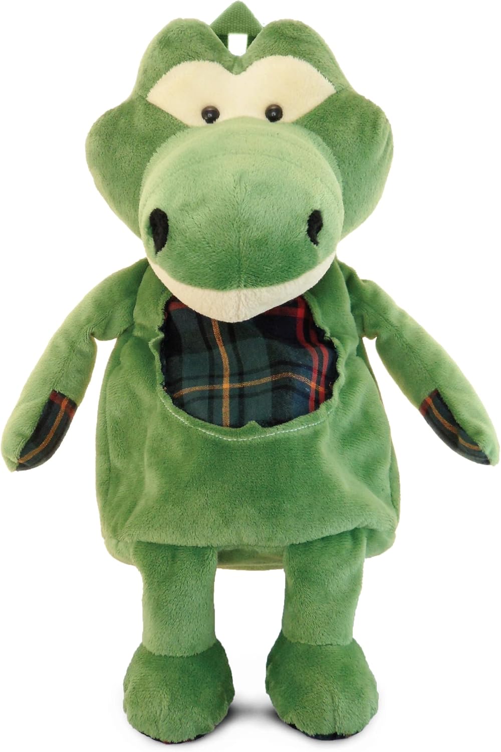 DolliBu Alligator Plush Backpack 14 Cute Kids Travel Bag