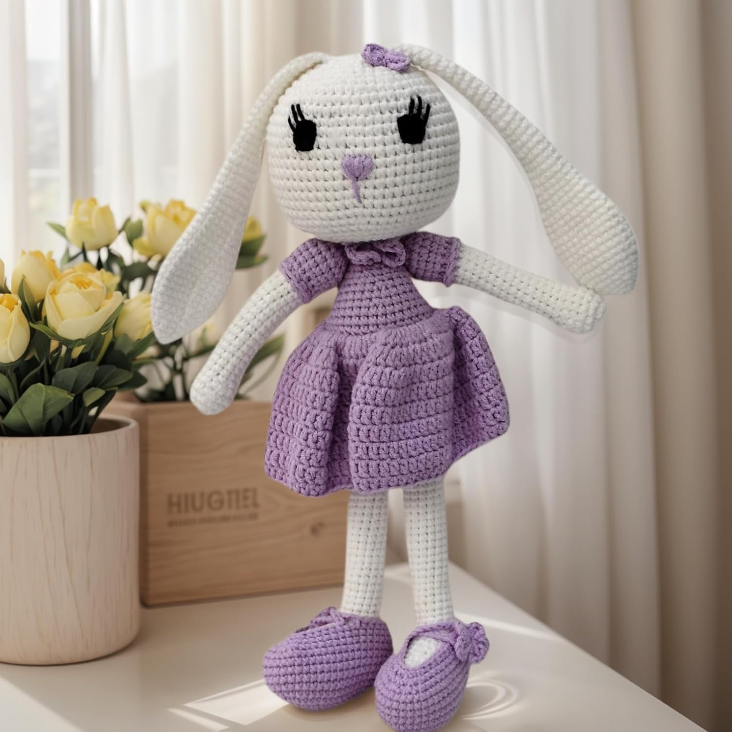 Bunny Rabbit Stuffed Animal Plushie Doll for Toddlers