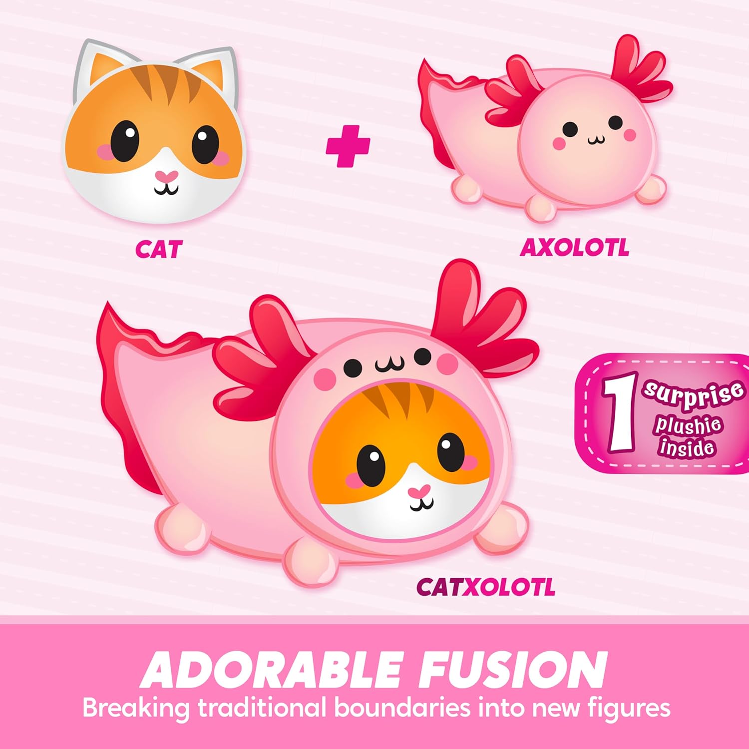 JOYIN Kawaii Axolotl Cat Plushie 11 Cuddly Pillow