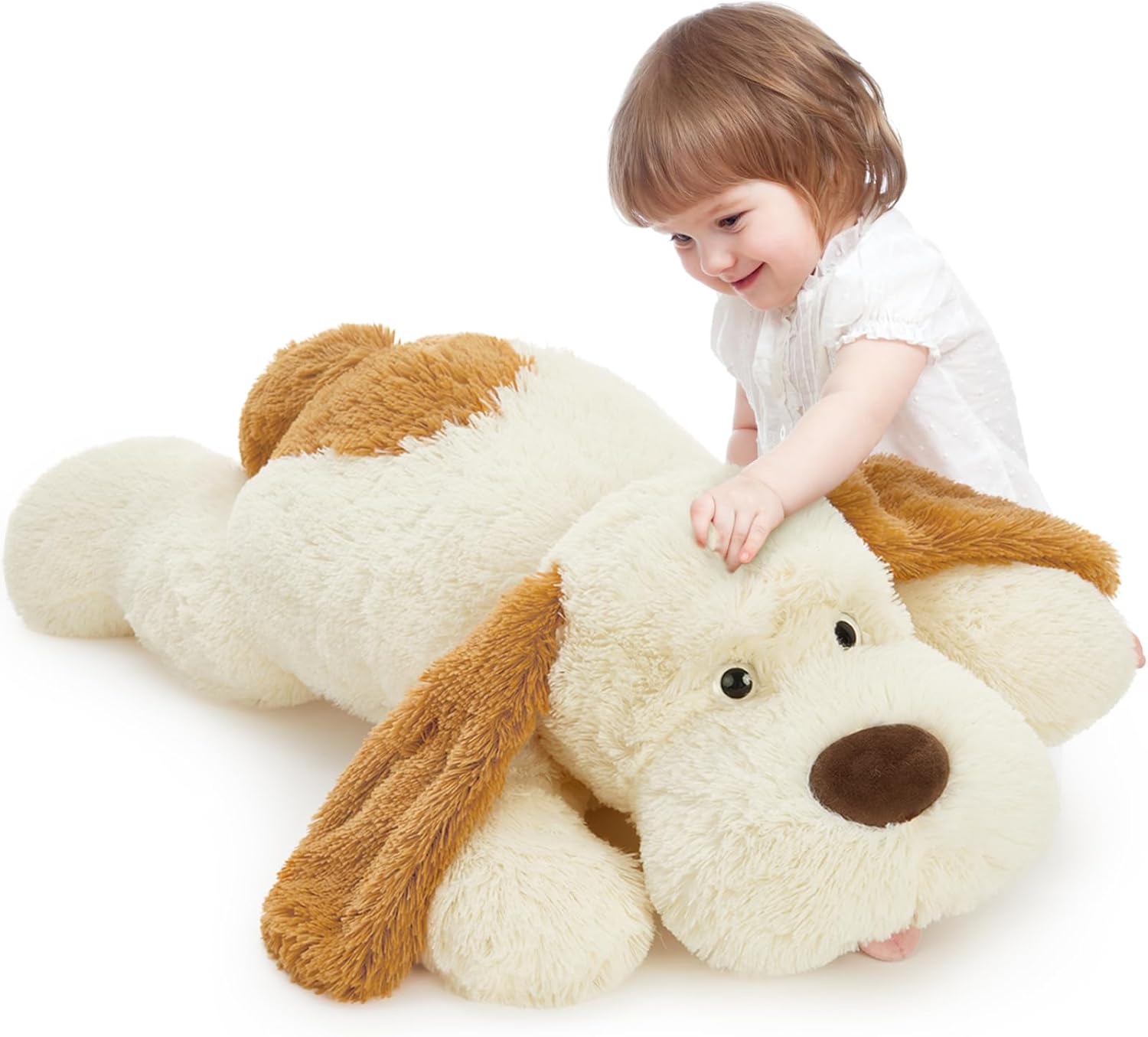 MaoGoLan Giant Stuffed Puppy Dog 31 Inch Plush Pillow