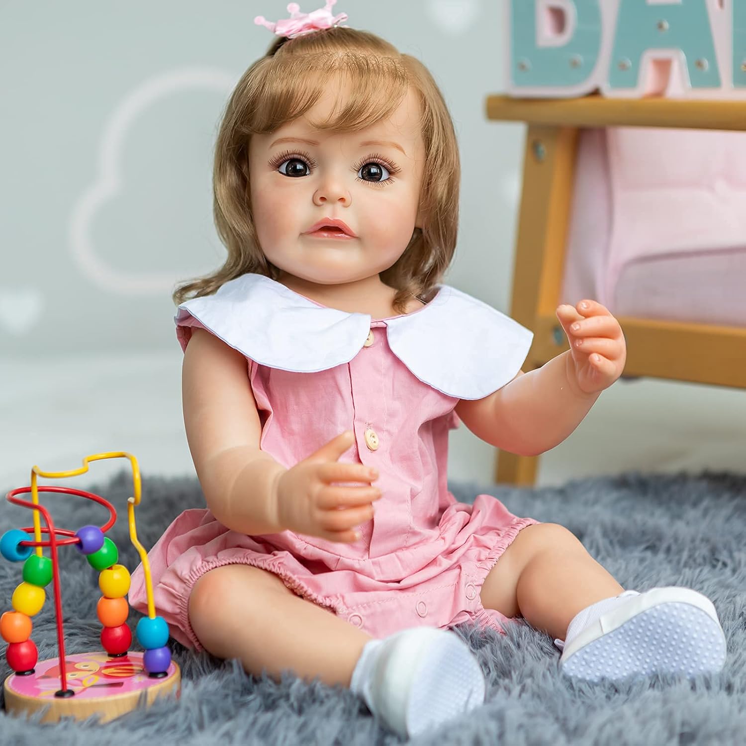Angelbaby 55cm Full Body Silicone Reborn Baby Doll