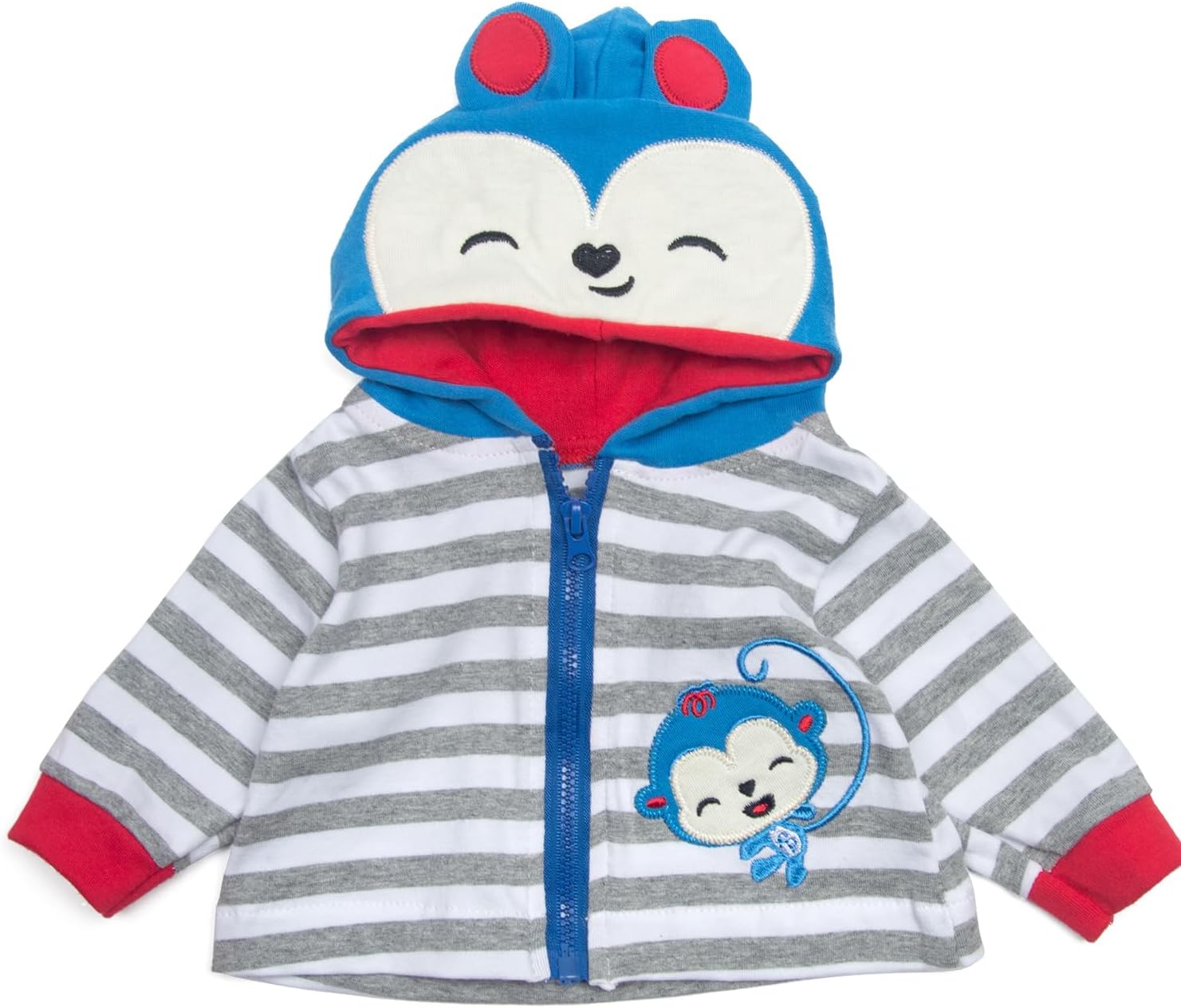 Babyfere Reborn Baby Doll Clothes Blue Monkey Outfit