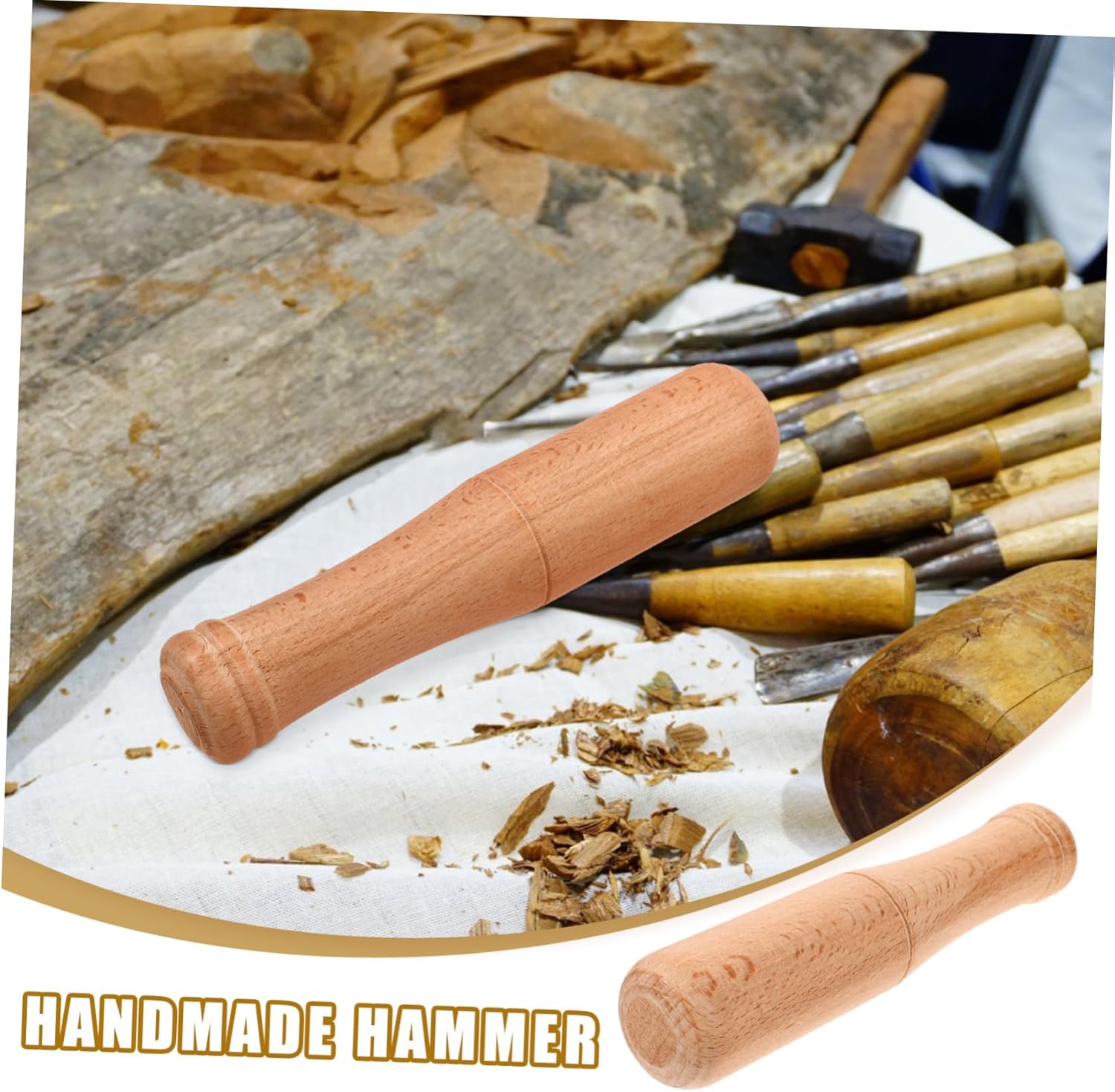 CRILSTYLEO Wooden Hammer Toy for Boys and Girls