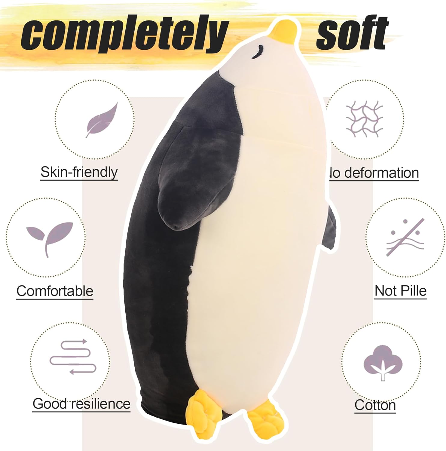 DENTRUN Penguin Plush Stuffed Animals 2244 Inch Blue