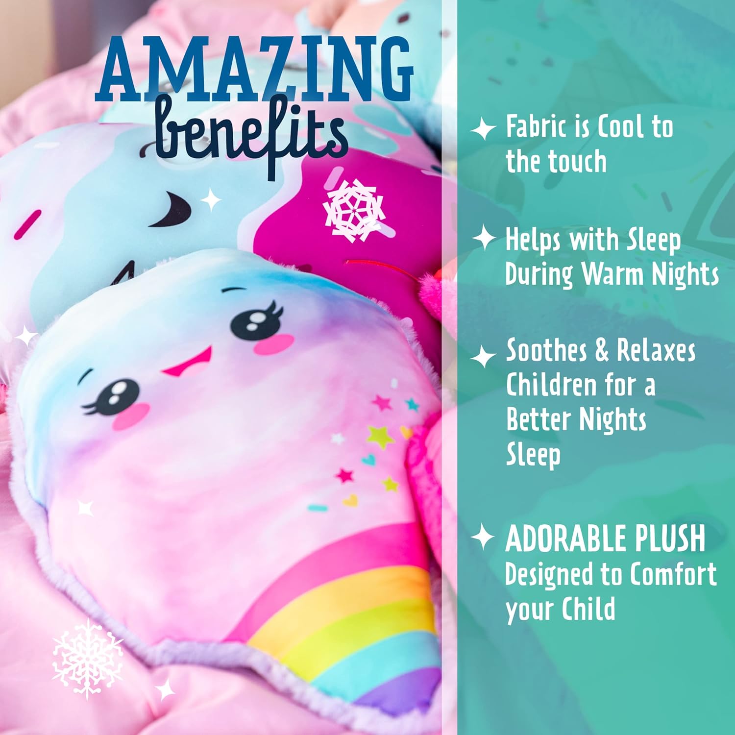 KIDS PREFERRED Cuddle Pals Coolable Plush Pillow
