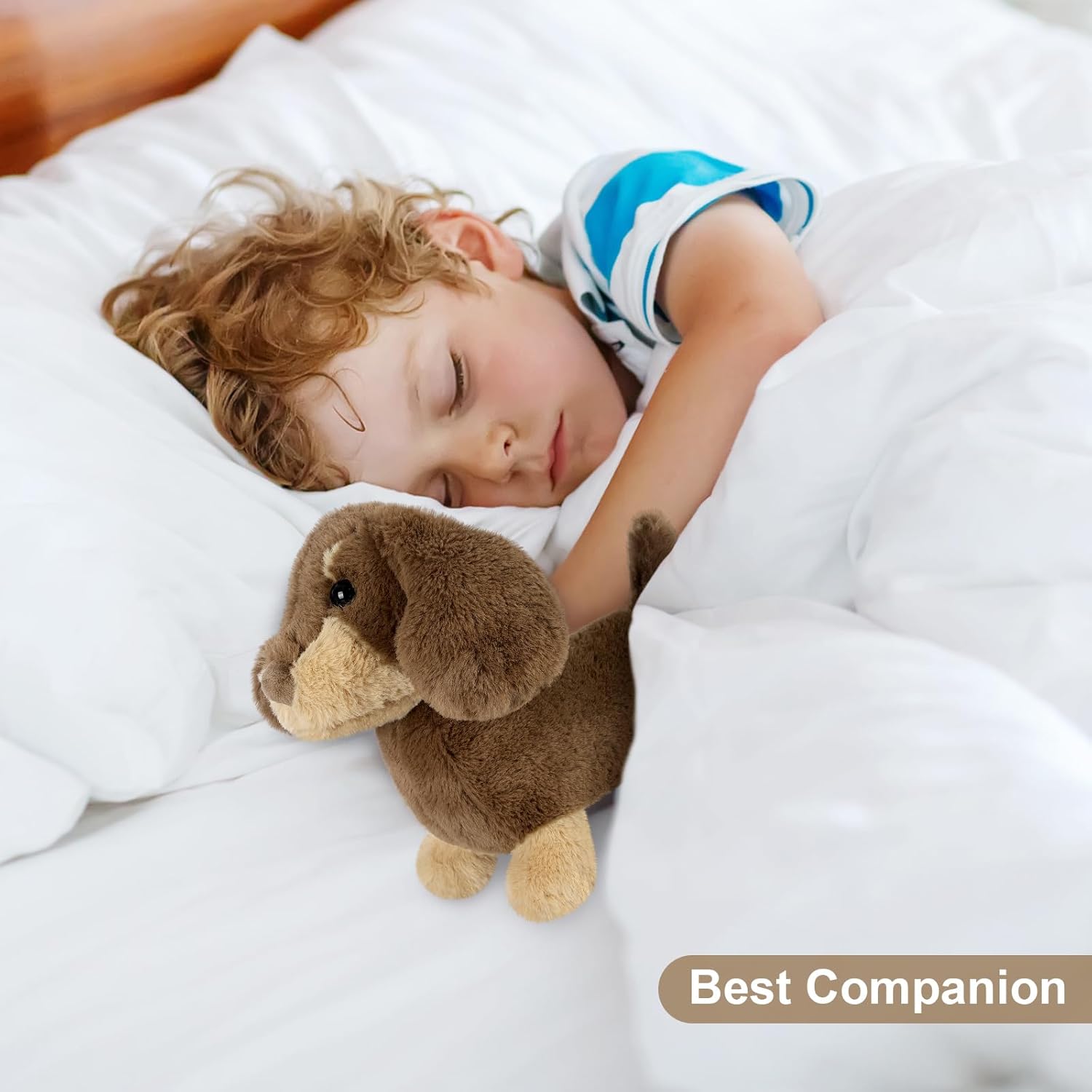 SuzziPals Heatable Dachshund Plush Toy