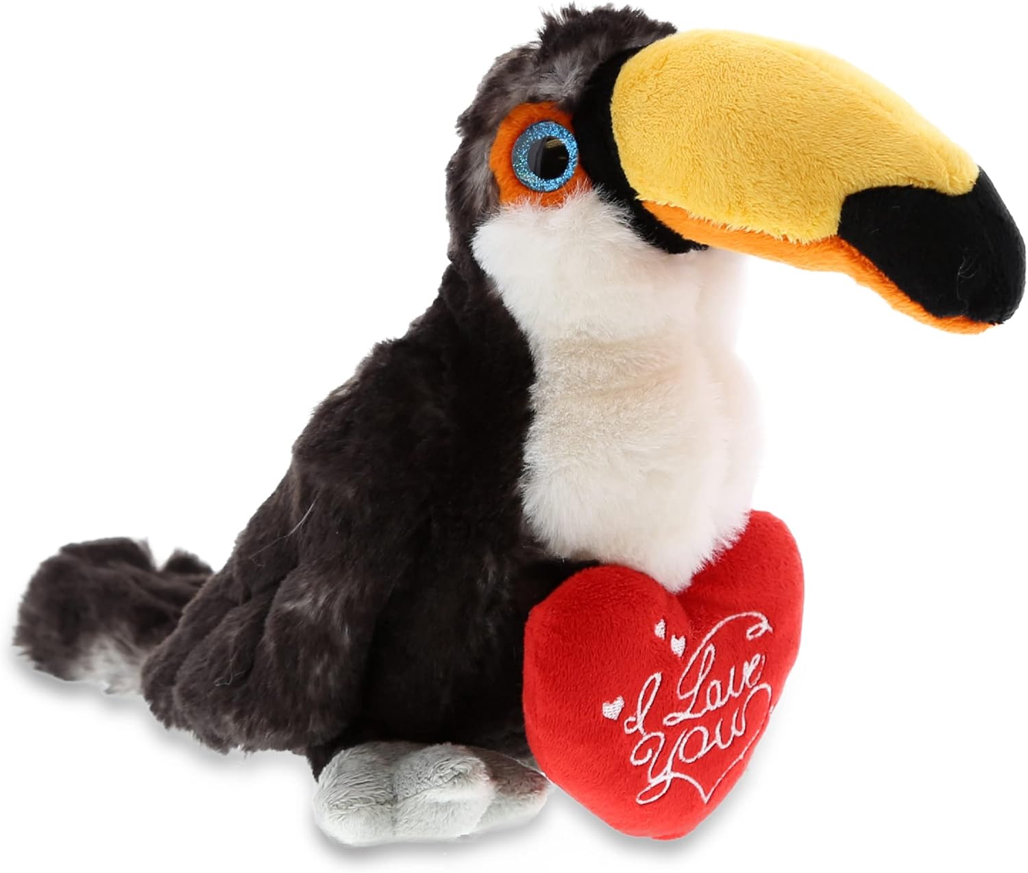 DolliBu Personalized I Love You Toucan Plush - 8 Inches