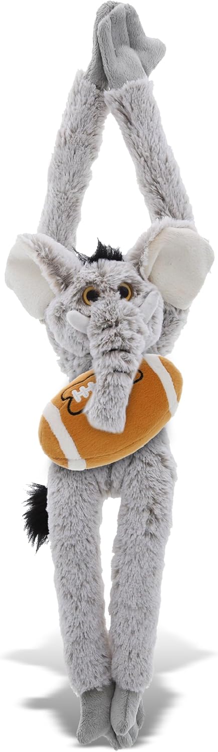DolliBu Elephant Plush with Football - 21 Inch