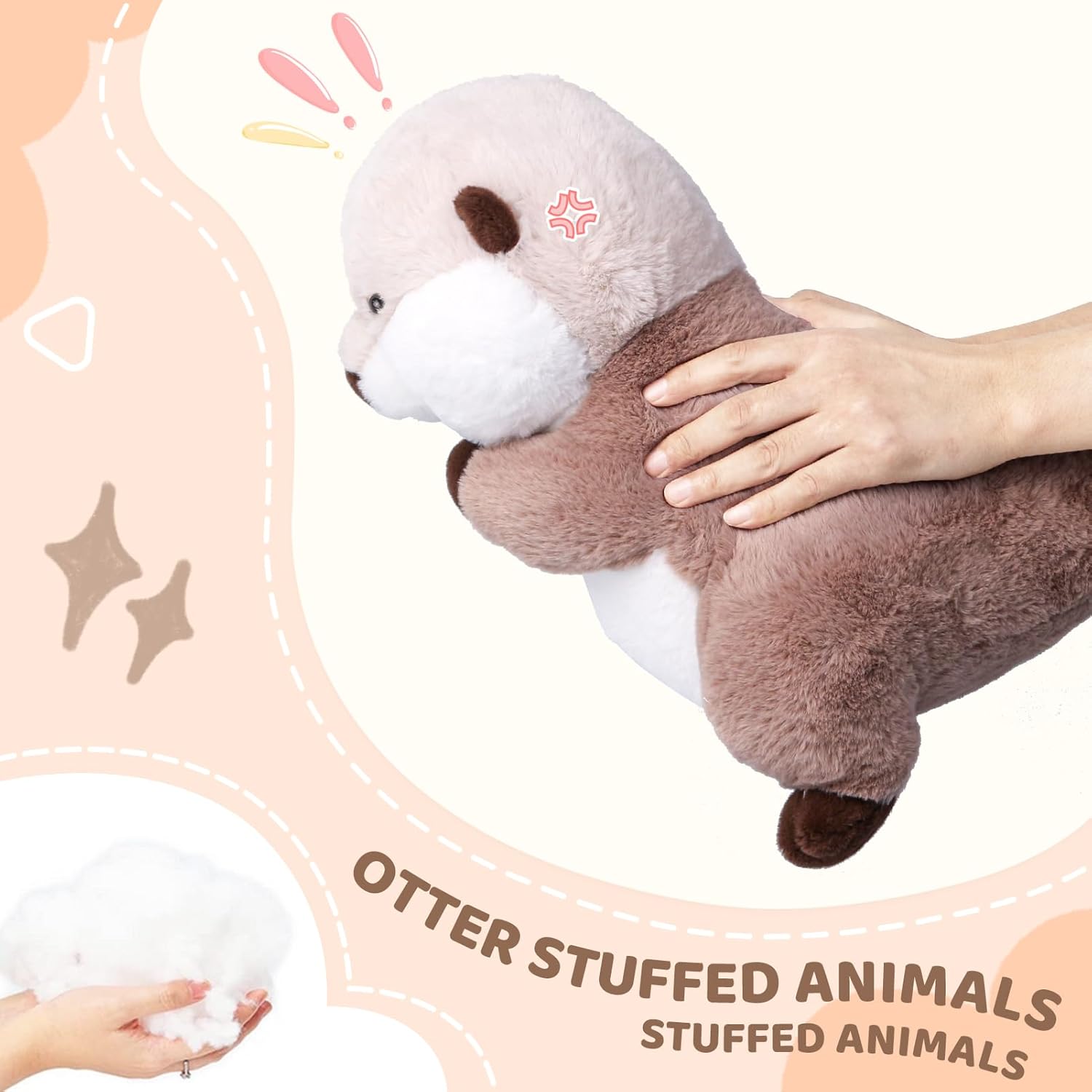 Riuhot Soft Sea Otter Plushie Toy 157 for Kids