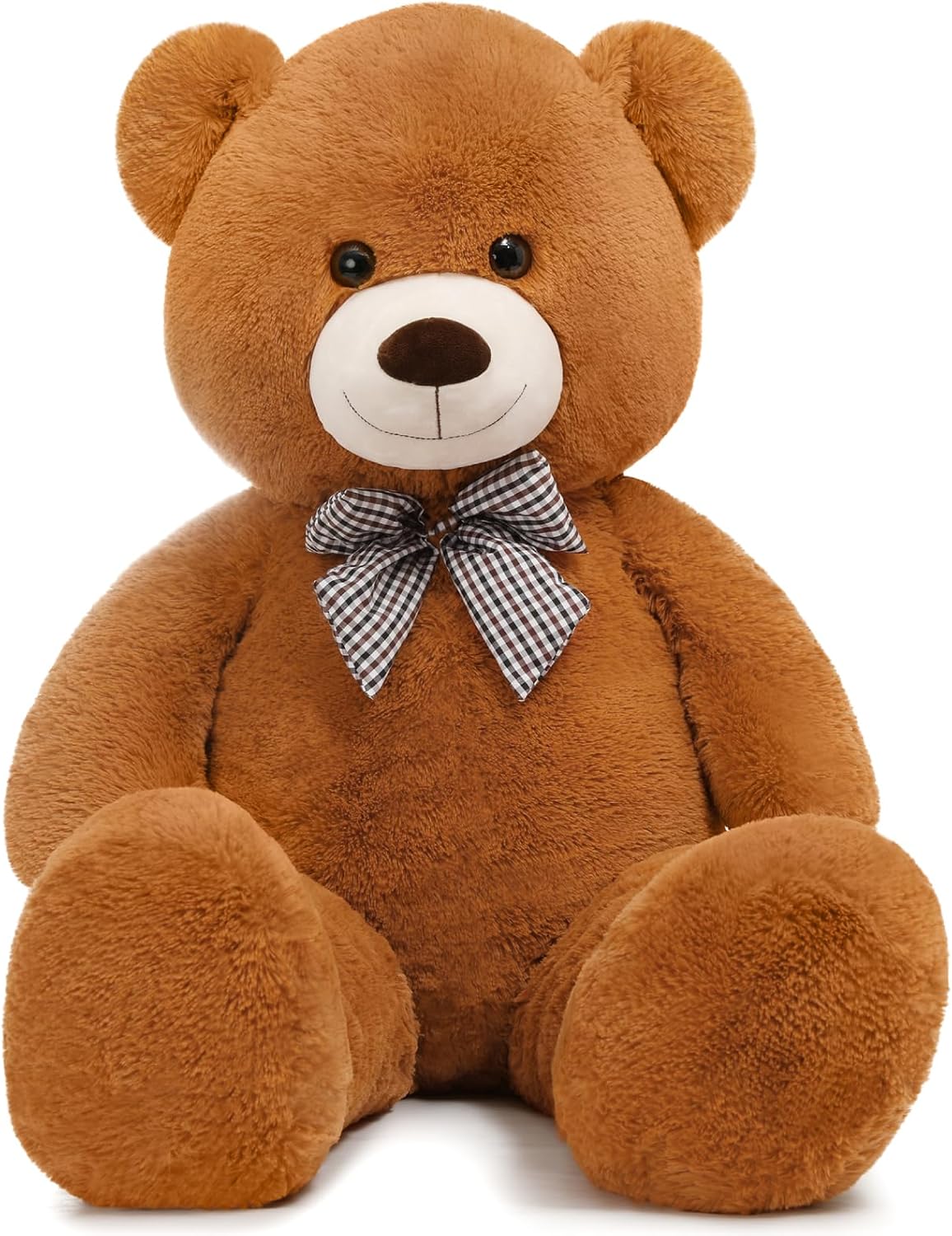 Giant Teddy Bear Plush Stuffed Animal 47 Inch Dark Brown