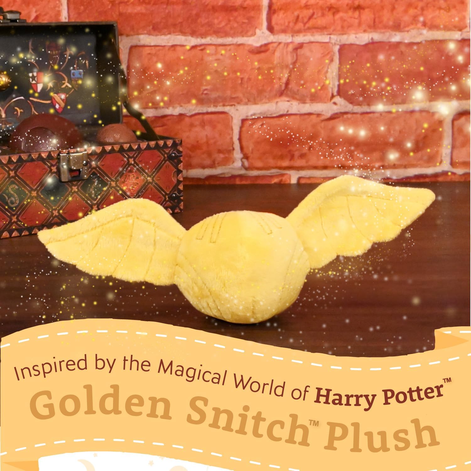 Harry Potter Golden Snitch 3-Inch Plush Stuffed Animal