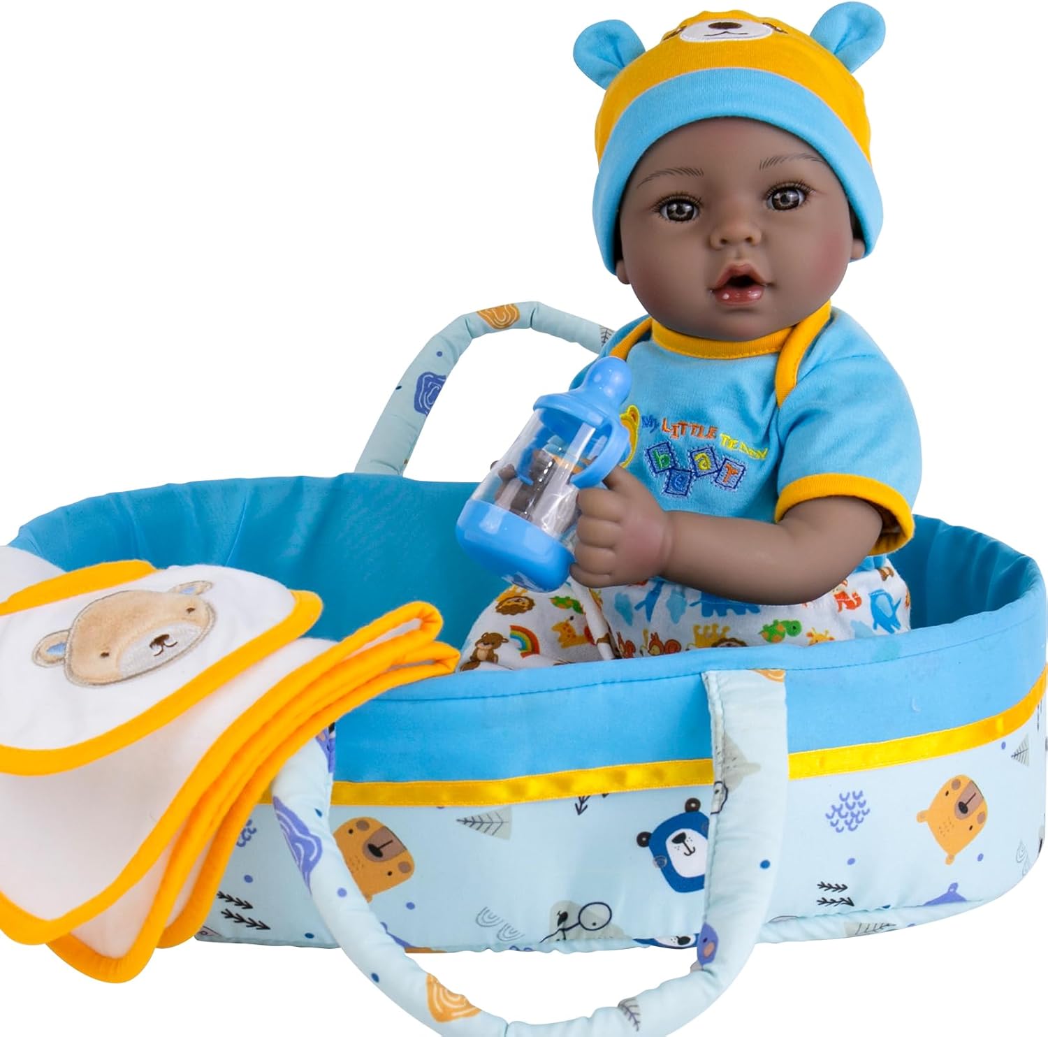 Aori Reborn Baby Boy Doll 18 Inch with 9 Piece Set