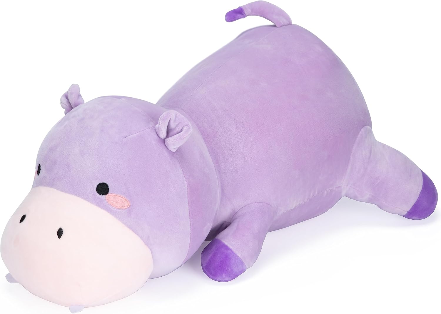 Cozi-Kins Weighted Purple Hippo Stuffed Animal - 35 Lbs